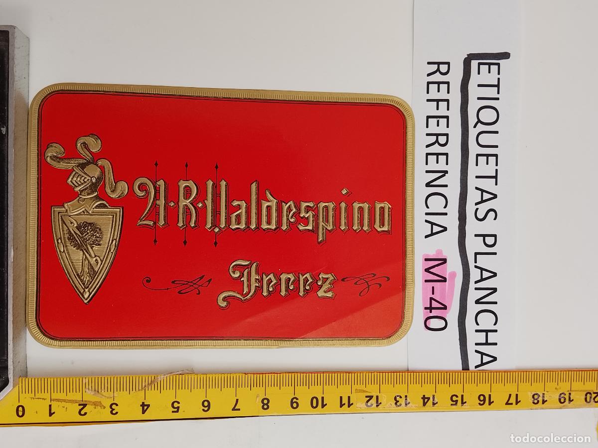 Etiquetas antiguas: HAGA SU OFERTA - ANTIGUA ETIQUETA DE VINO LICOR co&ntilde;ac manzanilla fino SANLUCAR JEREZ CADIZ EL PUERTO