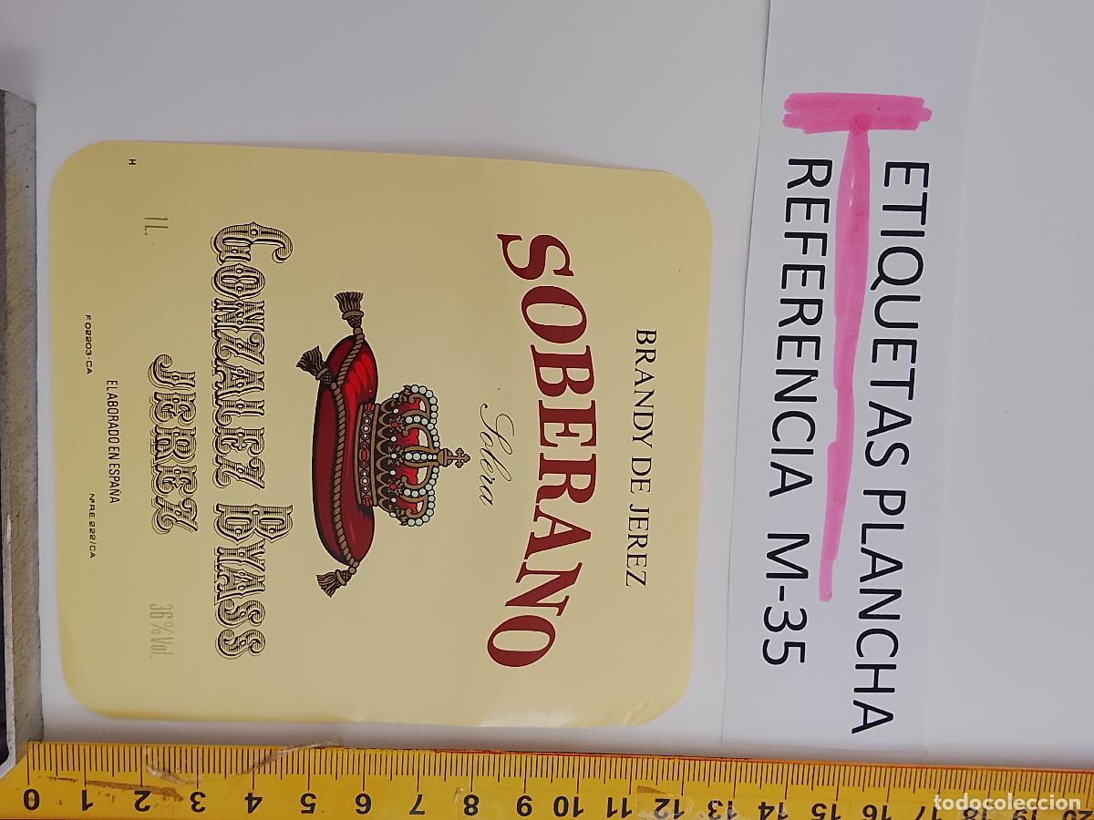Etiquetas antiguas: HAGA SU OFERTA - ANTIGUA ETIQUETA DE VINO LICOR co&ntilde;ac manzanilla fino SANLUCAR JEREZ CADIZ EL PUERTO