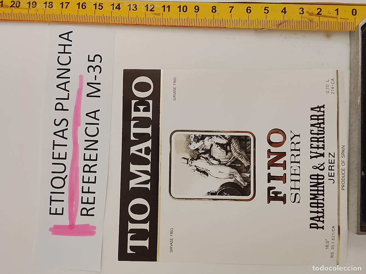 Etiquetas antiguas: HAGA SU OFERTA - ANTIGUA ETIQUETA DE VINO LICOR co&ntilde;ac manzanilla fino SANLUCAR JEREZ CADIZ EL PUERTO