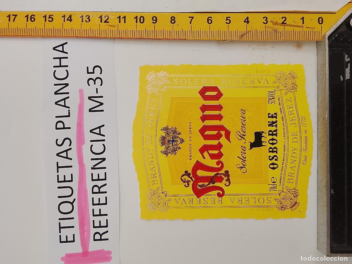 Etiquetas antiguas: HAGA SU OFERTA - ANTIGUA ETIQUETA DE VINO LICOR co&ntilde;ac manzanilla fino SANLUCAR JEREZ CADIZ EL PUERTO