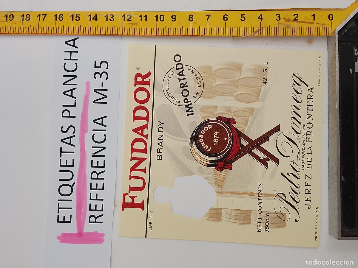 Etiquetas antiguas: HAGA SU OFERTA - ANTIGUA ETIQUETA DE VINO LICOR co&ntilde;ac manzanilla fino SANLUCAR JEREZ CADIZ EL PUERTO