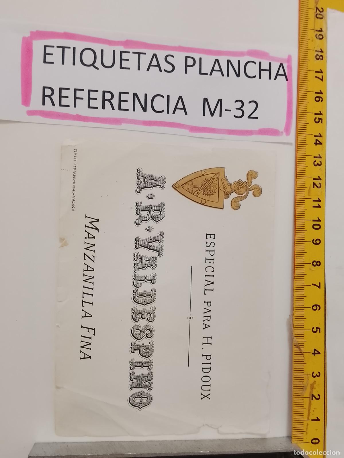 Etiquetas antiguas: HAGA SU OFERTA - ANTIGUA ETIQUETA DE VINO LICOR co&ntilde;ac manzanilla fino SANLUCAR JEREZ CADIZ EL PUERTO