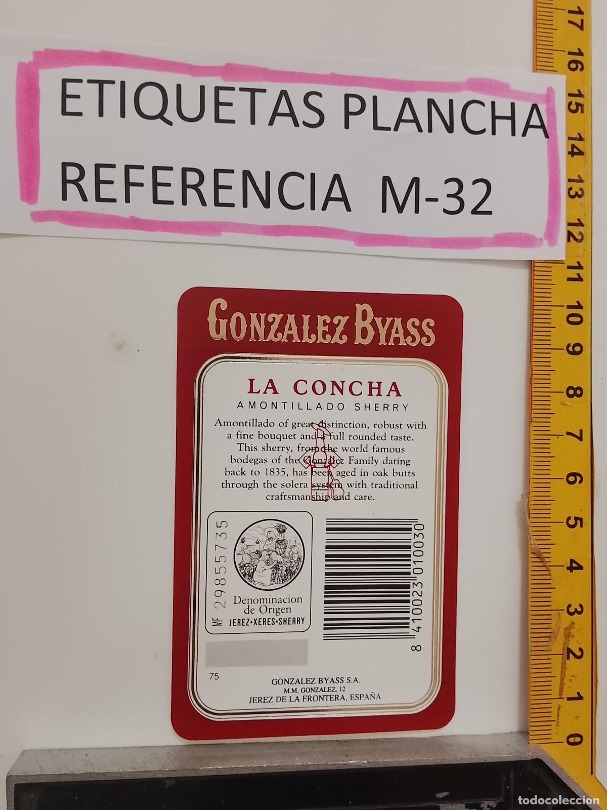 Alte Etiketten: HAGA SU OFERTA - ANTIGUA ETIQUETA DE VINO LICOR co&ntilde;ac manzanilla fino SANLUCAR JEREZ CADIZ EL PUERTO