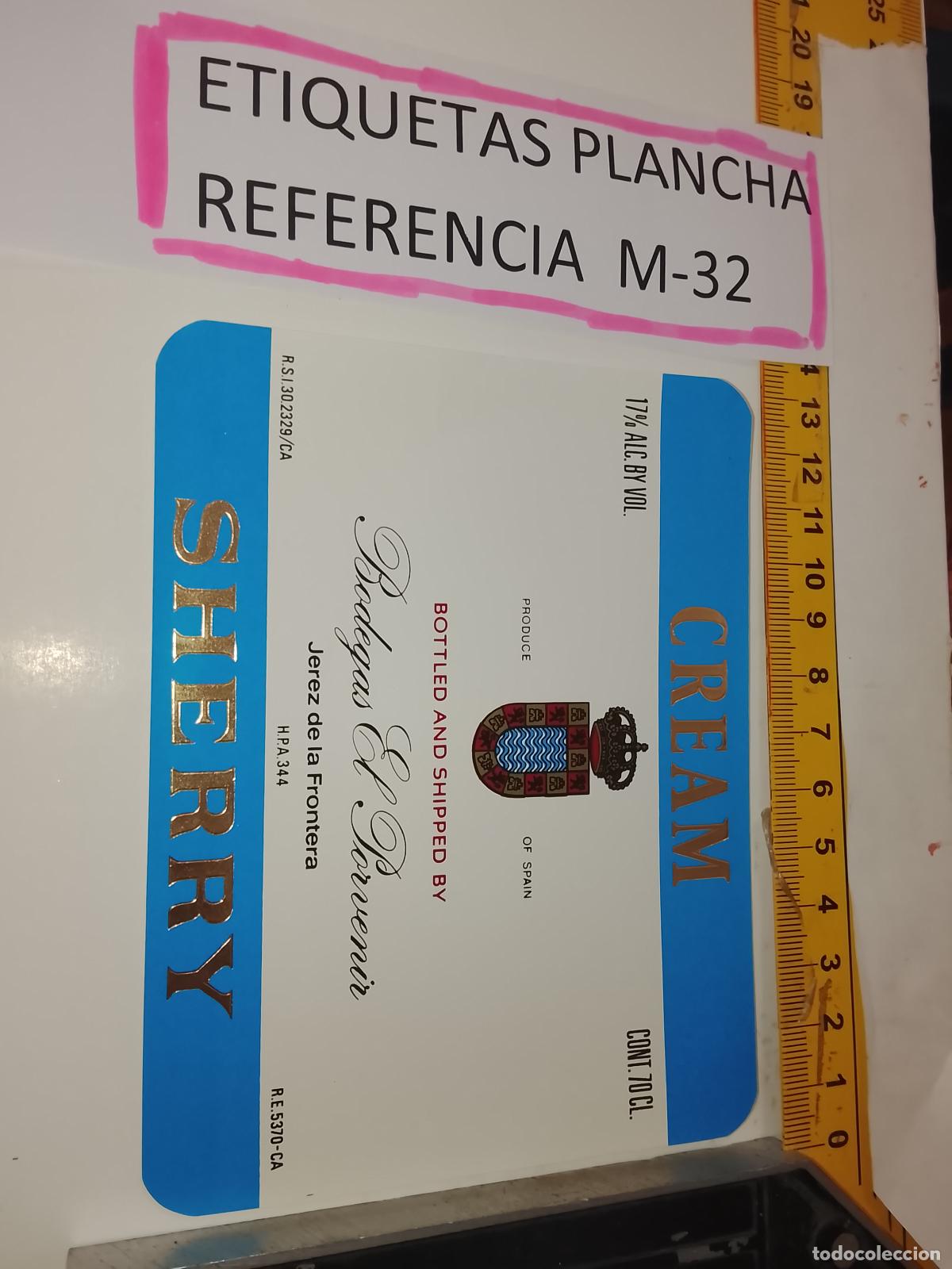 Etiquetas antiguas: HAGA SU OFERTA - ANTIGUA ETIQUETA DE VINO LICOR co&ntilde;ac manzanilla fino SANLUCAR JEREZ CADIZ EL PUERTO