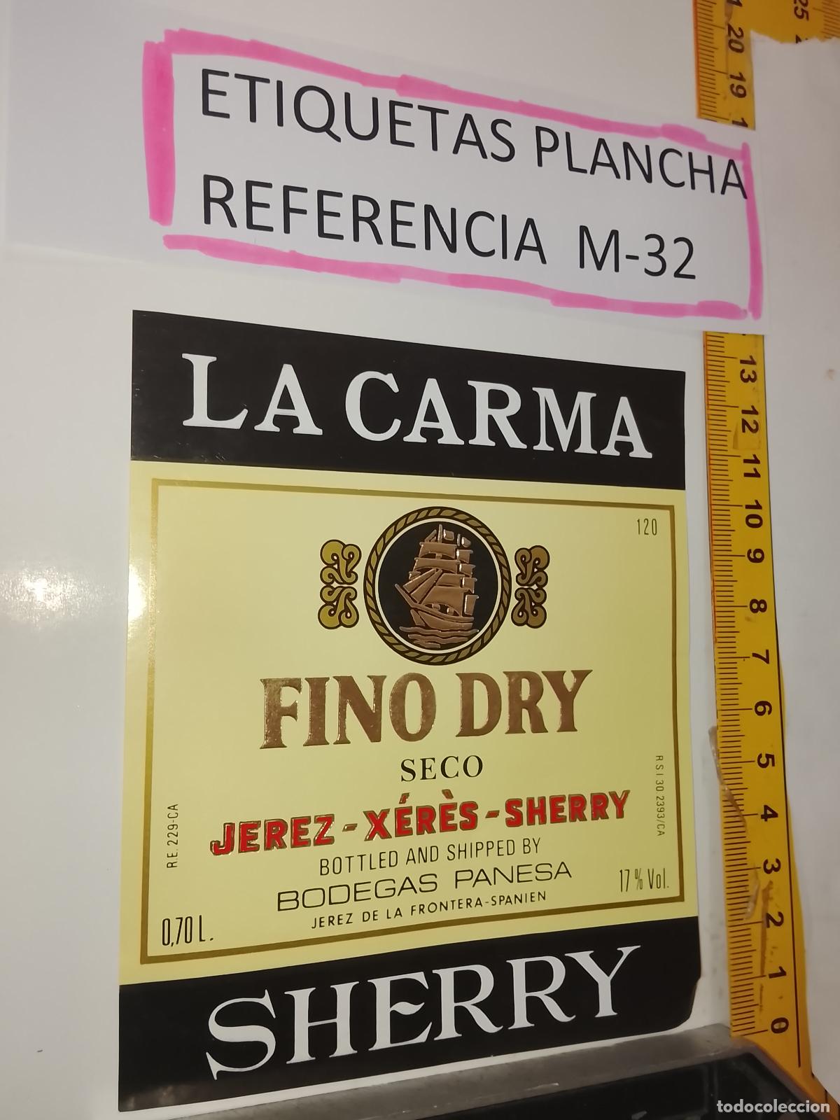 Etiquetas antiguas: HAGA SU OFERTA - ANTIGUA ETIQUETA DE VINO LICOR co&ntilde;ac manzanilla fino SANLUCAR JEREZ CADIZ EL PUERTO