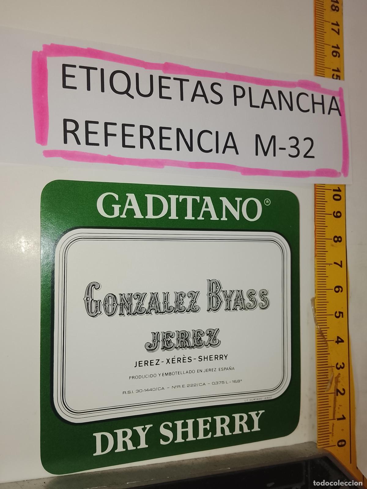 Etiquetas antiguas: HAGA SU OFERTA - ANTIGUA ETIQUETA DE VINO LICOR co&ntilde;ac manzanilla fino SANLUCAR JEREZ CADIZ EL PUERTO