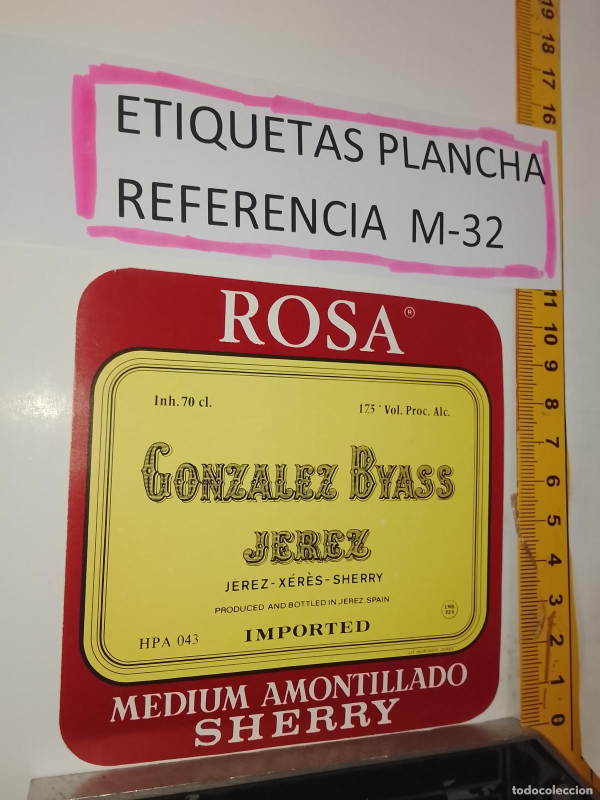 Etiquetas antiguas: HAGA SU OFERTA - ANTIGUA ETIQUETA DE VINO LICOR co&ntilde;ac manzanilla fino SANLUCAR JEREZ CADIZ EL PUERTO