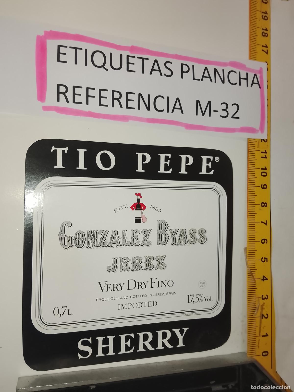 Etiquetas antiguas: HAGA SU OFERTA - ANTIGUA ETIQUETA DE VINO LICOR co&ntilde;ac manzanilla fino SANLUCAR JEREZ CADIZ EL PUERTO