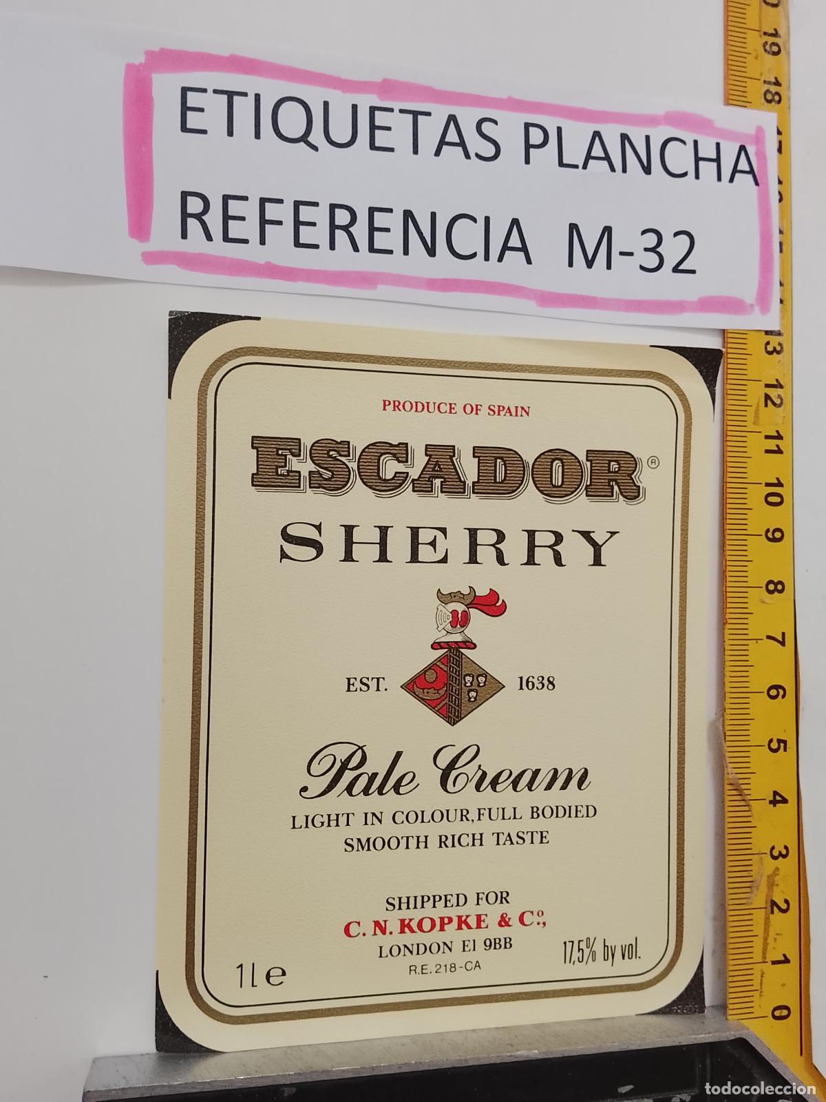Etiquetas antiguas: HAGA SU OFERTA - ANTIGUA ETIQUETA DE VINO LICOR co&ntilde;ac manzanilla fino SANLUCAR JEREZ CADIZ EL PUERTO