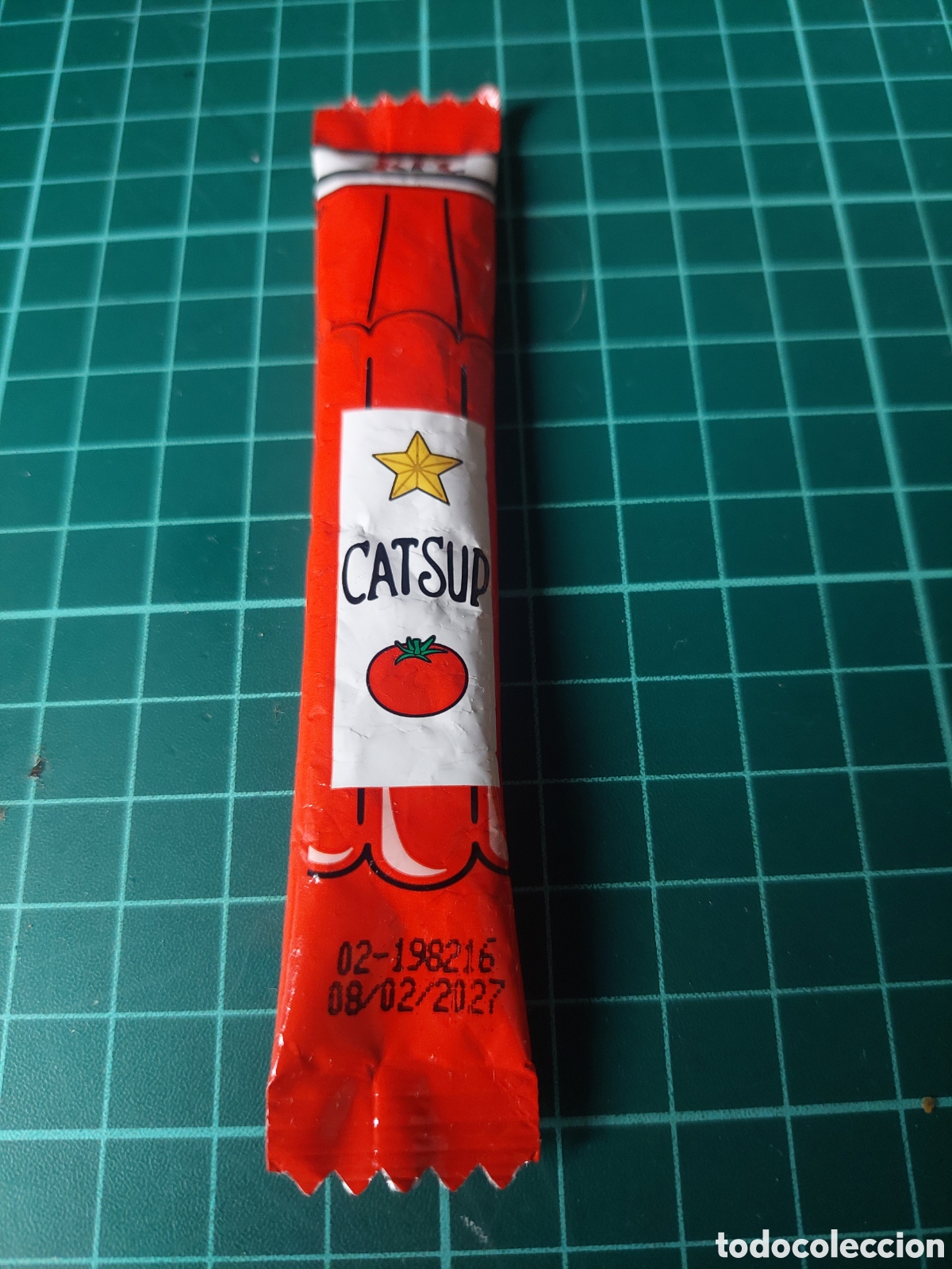 Etiquetas antiguas: Catsur sobre tomate ketchup the Simpson