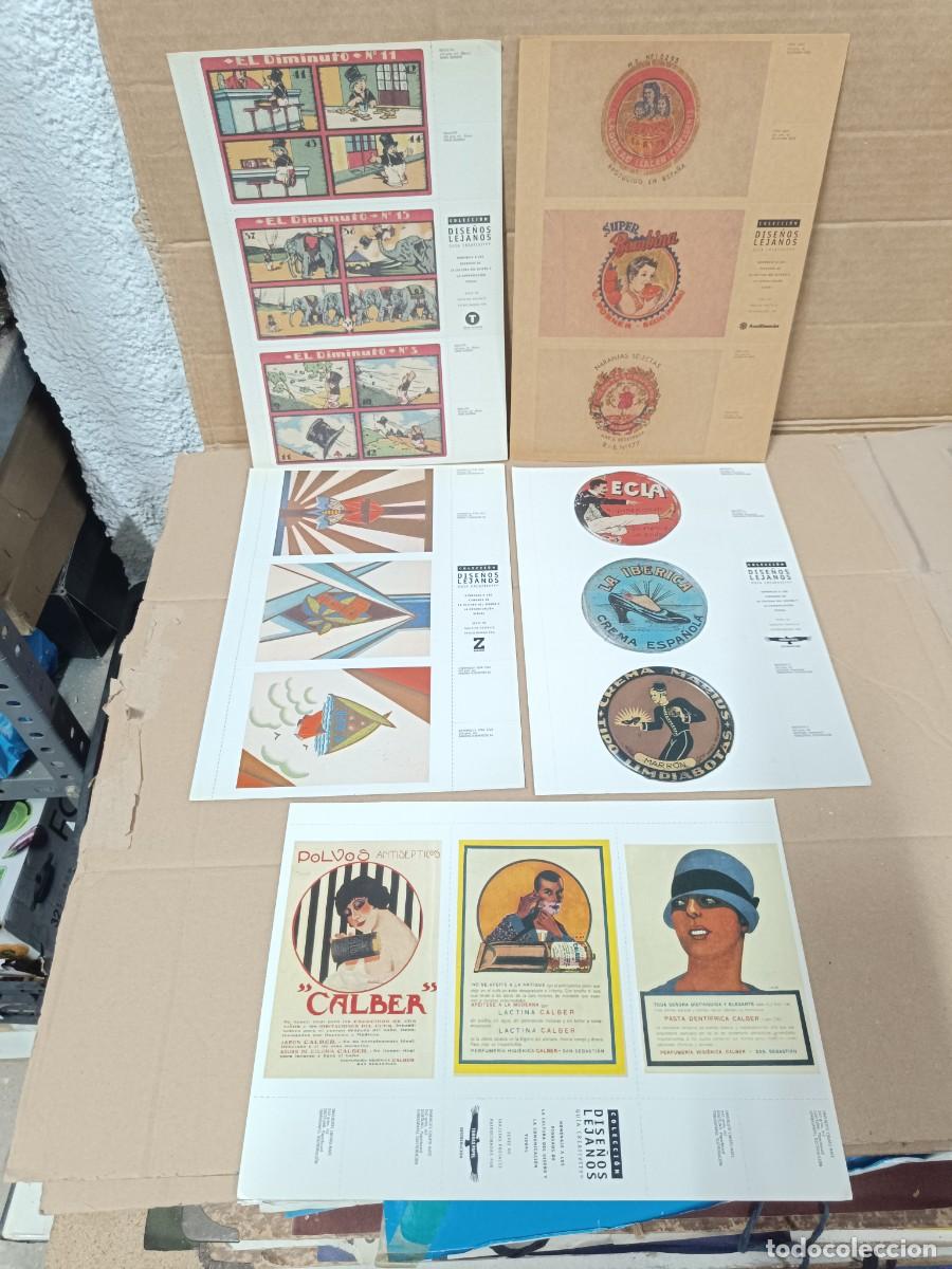 Etiquetas antiguas: LOTE 15 ANTIGUAS POSTALES SIN RECORTAR, REPRODUCCIONES ETIQUETAS, CROMOS CHOCOLATE, CALBER, CAFE P27