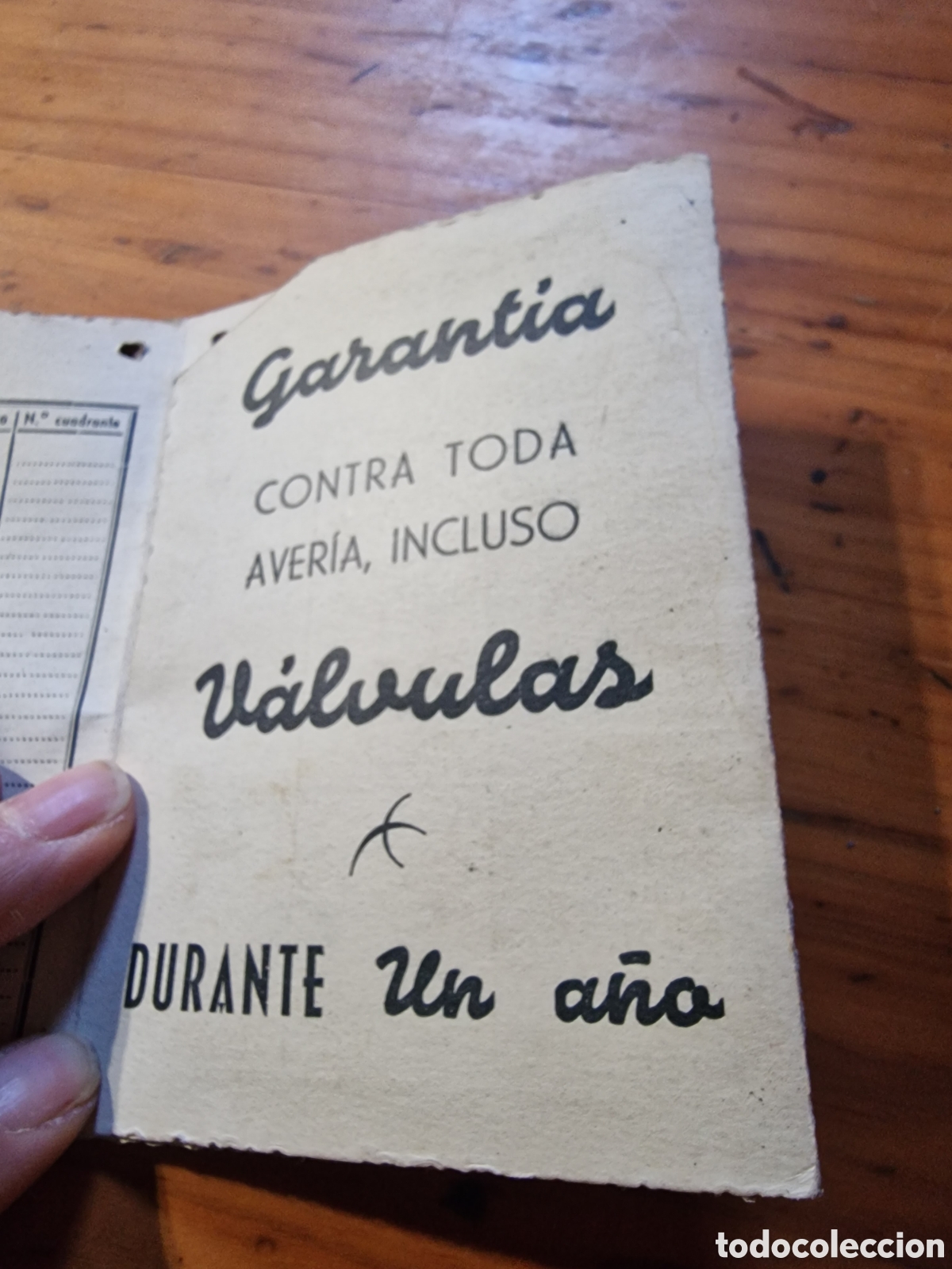 Etiquetas antiguas: Vieja garant&iacute;a de emisoras,receptor m.p.m