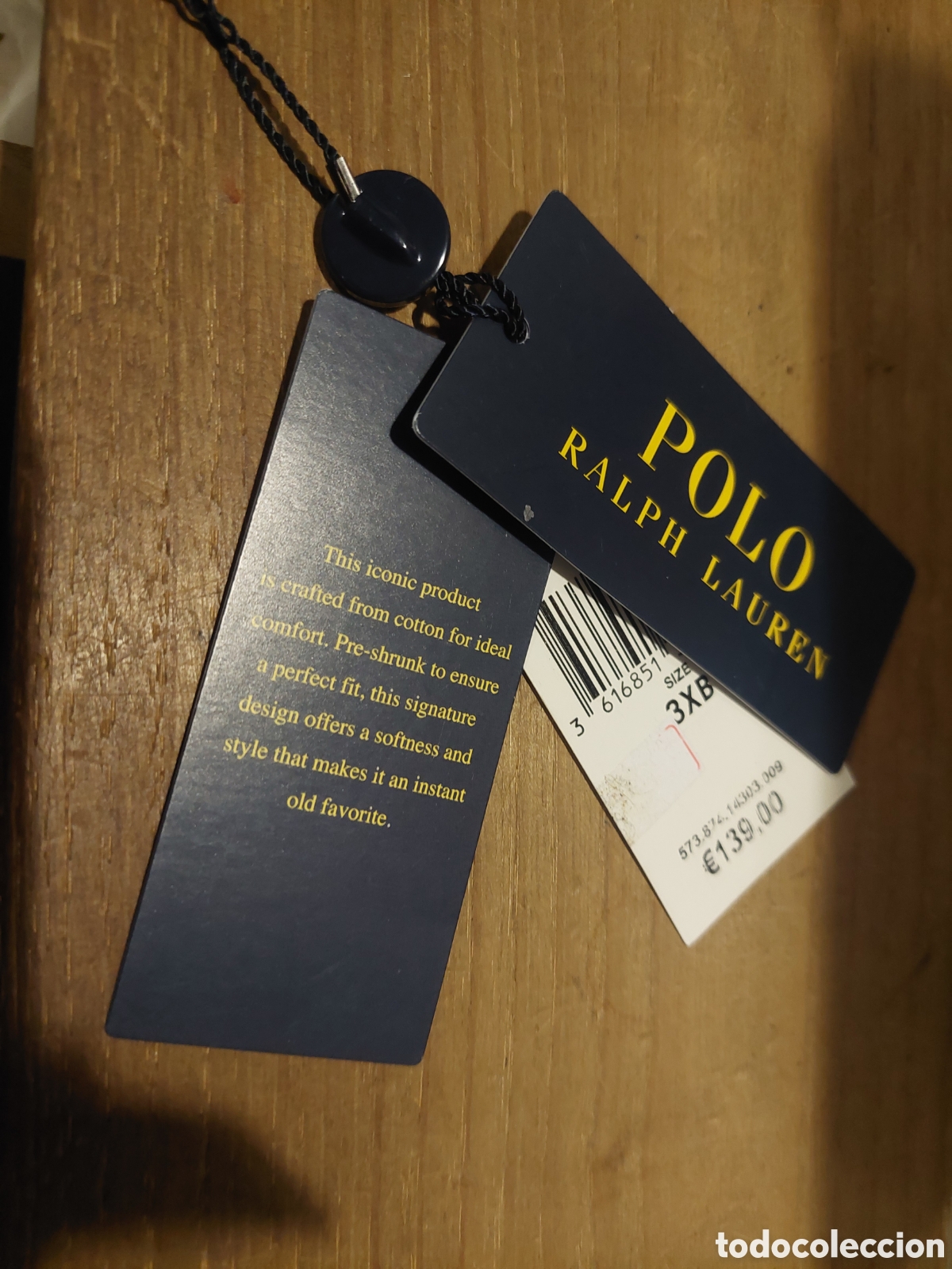 Etiquetas antiguas: ETIQUETA POLO RALPH LAUREN MODA HOMBRE