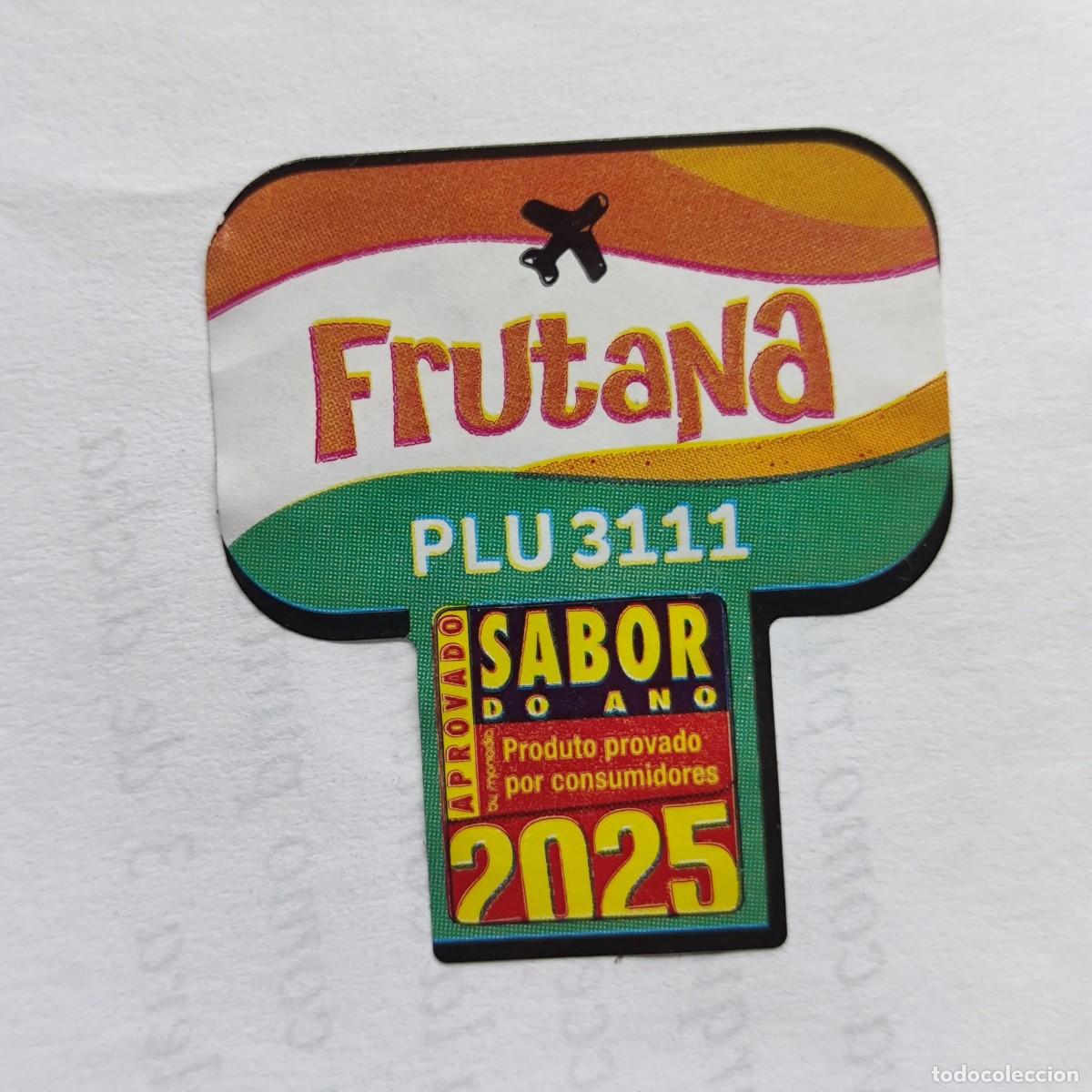 Etiquetas antiguas: ETIQUETA FRUTA - FRUTANA PLU 3111 SABOR 2025 - PAPAYA - avion