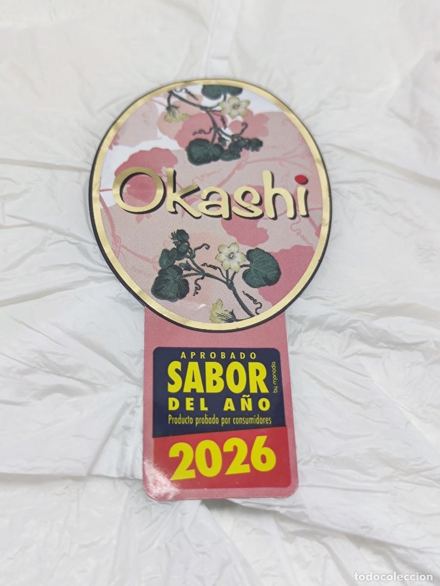 Etiquetas antiguas: ETIQUETA FRUTA - OKASHI SABOR DEL A&Ntilde;O 2026