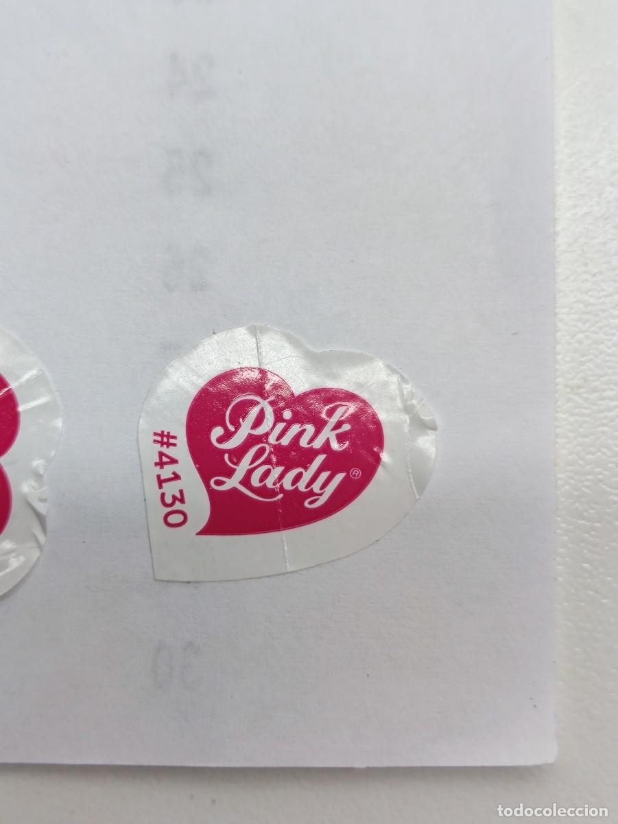 Etiquetas antiguas: ETIQUETA FRUTA - PINK LADY #4130 - MANZANA
