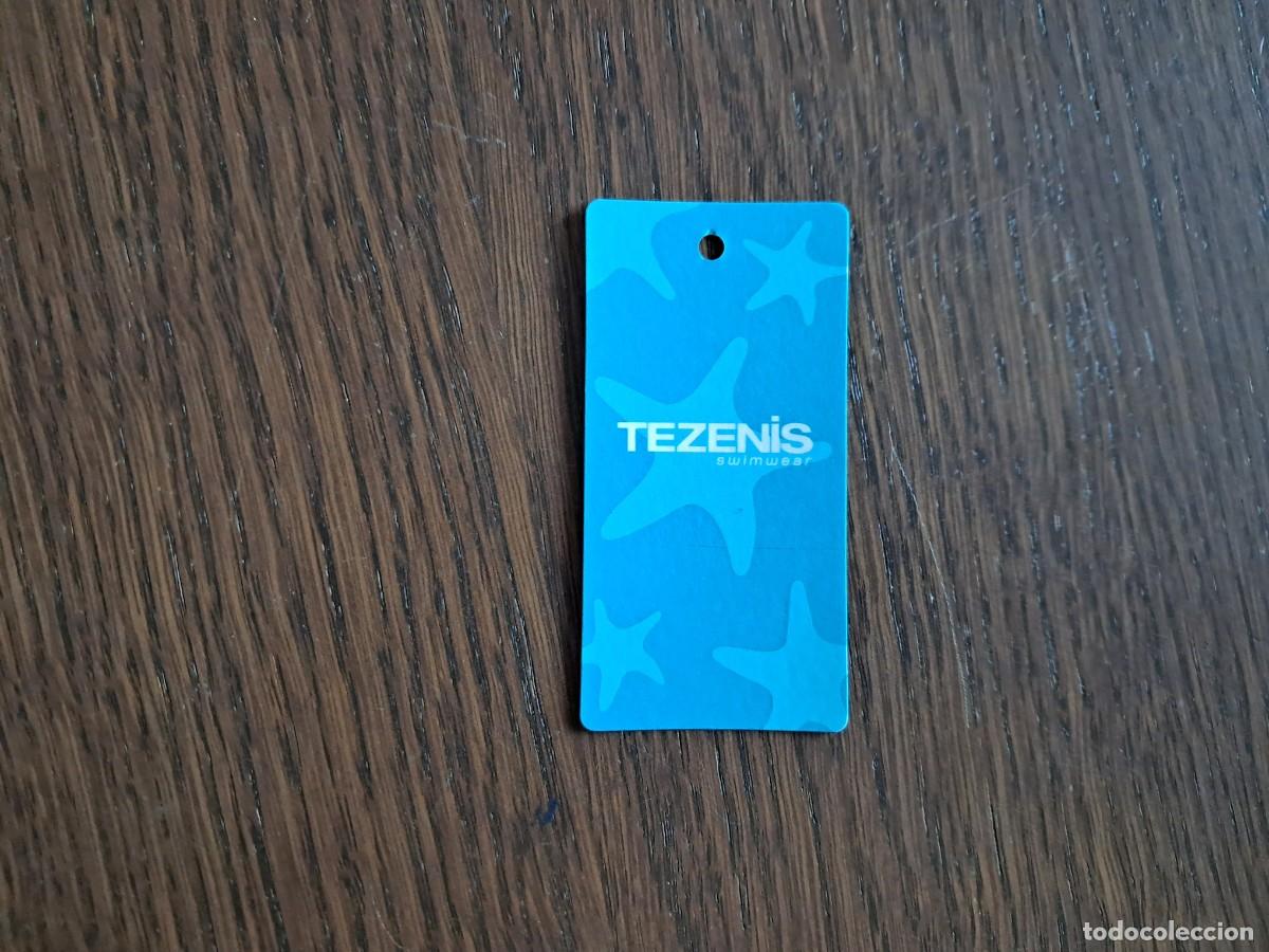 Etiquetas antiguas: etiqueta de ropa, tezenis.