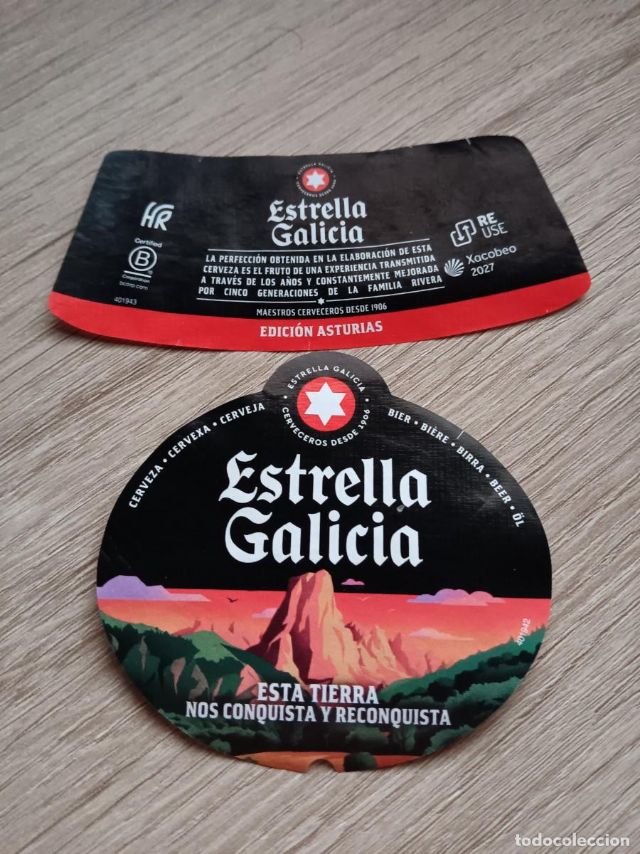 Etiquetas antiguas: ETIQUETA CERVEZA ESTRELLA GALICIA EDICI&Oacute;N ASTURIAS PICU URRIELLU 2026