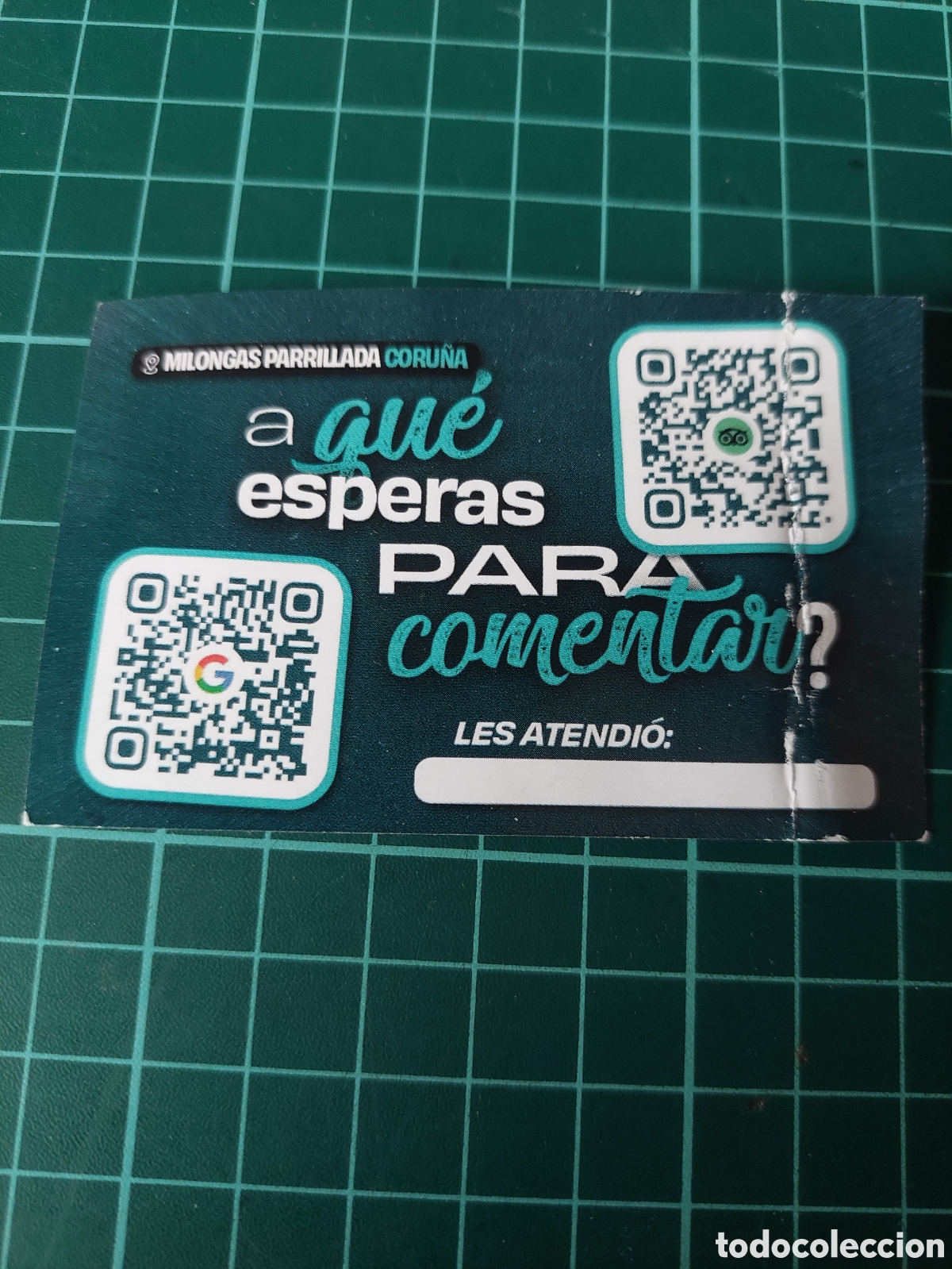 Etiquetas antiguas: TARJETA MILONGAS PARRILLADA CORU&Ntilde;A