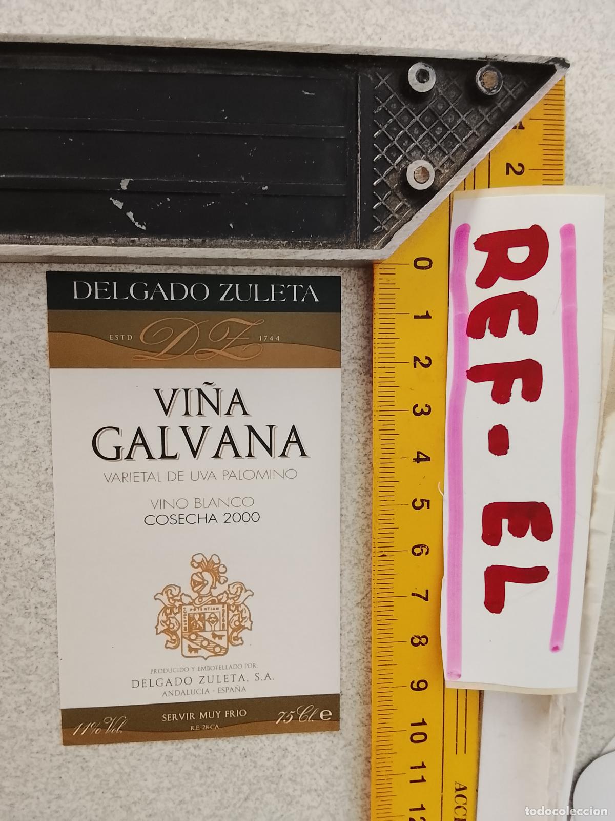 Etiquetas antiguas: HAGA SU OFERTA - ANTIGUA ETIQUETA DE VINO LICOR co&ntilde;ac manzanilla fino SANLUCAR JEREZ CADIZ EL PUERTO