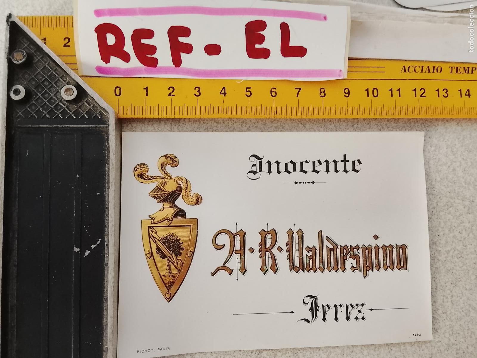Etiquetas antiguas: HAGA SU OFERTA - ANTIGUA ETIQUETA DE VINO LICOR co&ntilde;ac manzanilla fino SANLUCAR JEREZ CADIZ EL PUERTO