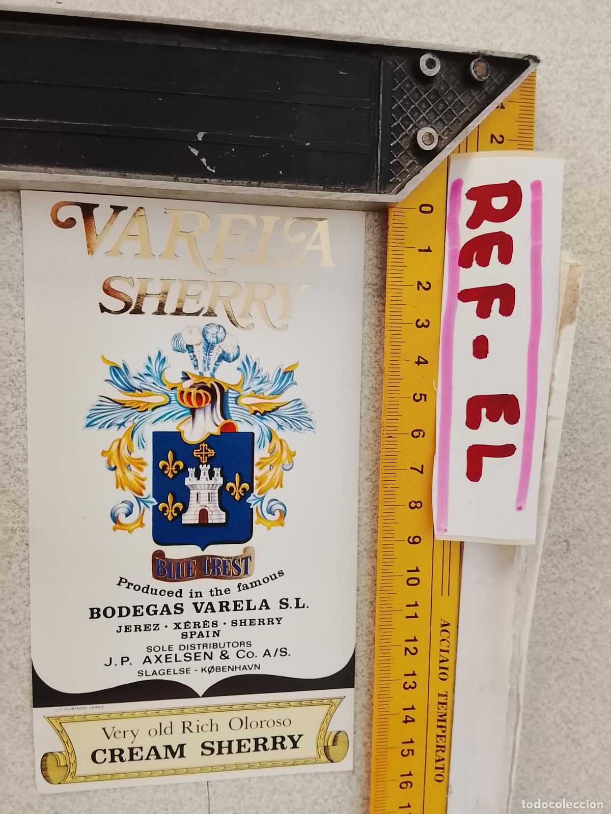 Etiquetas antiguas: HAGA SU OFERTA - ANTIGUA ETIQUETA DE VINO LICOR co&ntilde;ac manzanilla fino SANLUCAR JEREZ CADIZ EL PUERTO