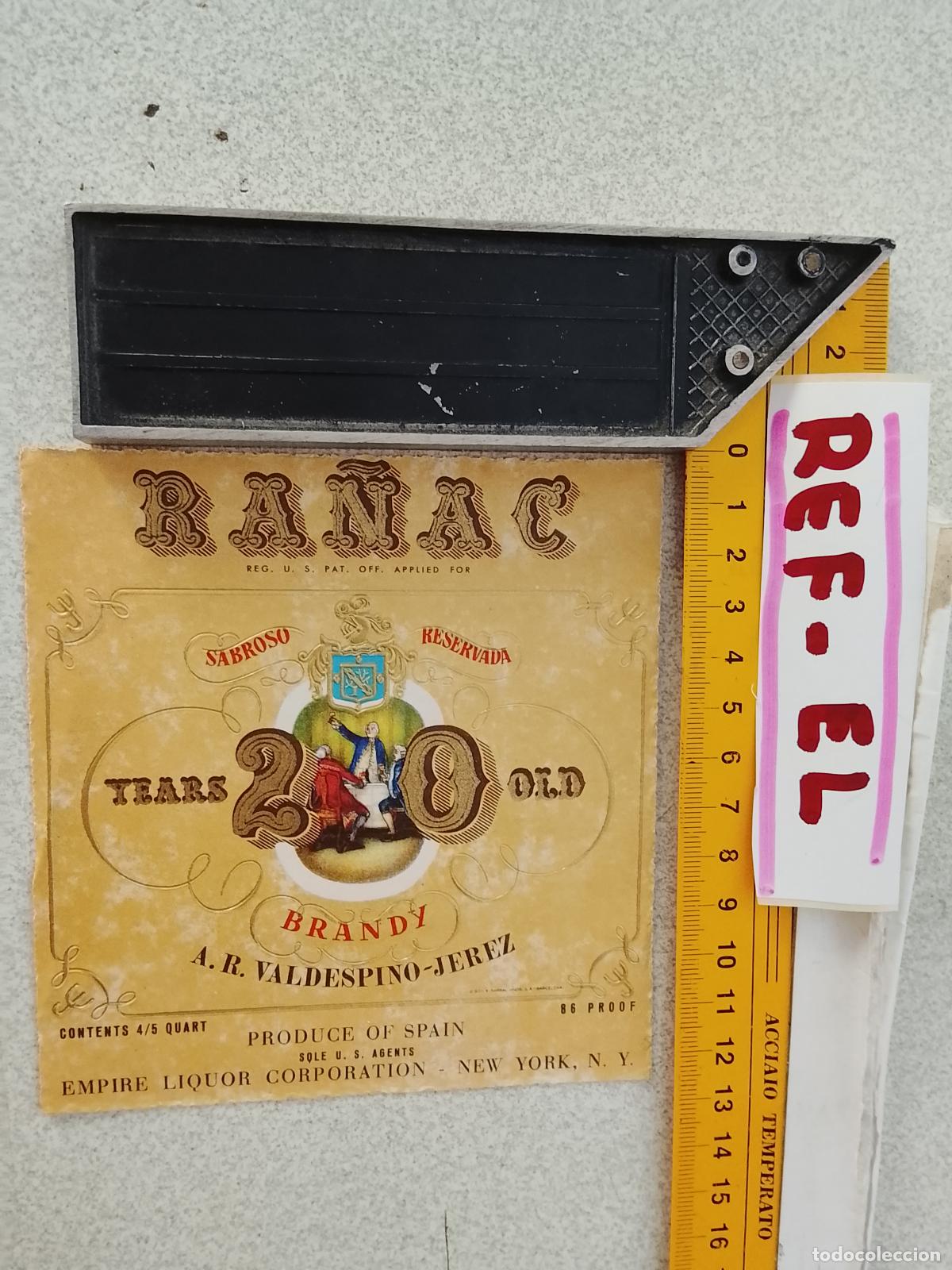Etiquetas antiguas: HAGA SU OFERTA - ANTIGUA ETIQUETA DE VINO LICOR co&ntilde;ac manzanilla fino SANLUCAR JEREZ CADIZ EL PUERTO