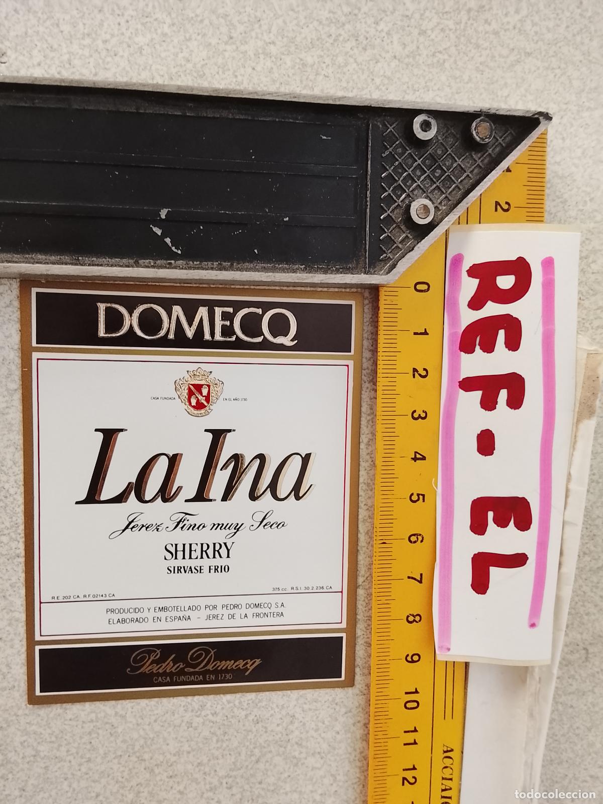 Etiquetas antiguas: HAGA SU OFERTA - ANTIGUA ETIQUETA DE VINO LICOR co&ntilde;ac manzanilla fino SANLUCAR JEREZ CADIZ EL PUERTO