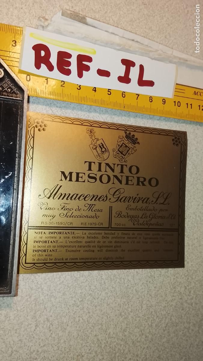Etiquetas antiguas: HAGA SU OFERTA - ANTIGUA ETIQUETA DE VINO LICOR co&ntilde;ac manzanilla fino SANLUCAR JEREZ CADIZ EL PUERTO