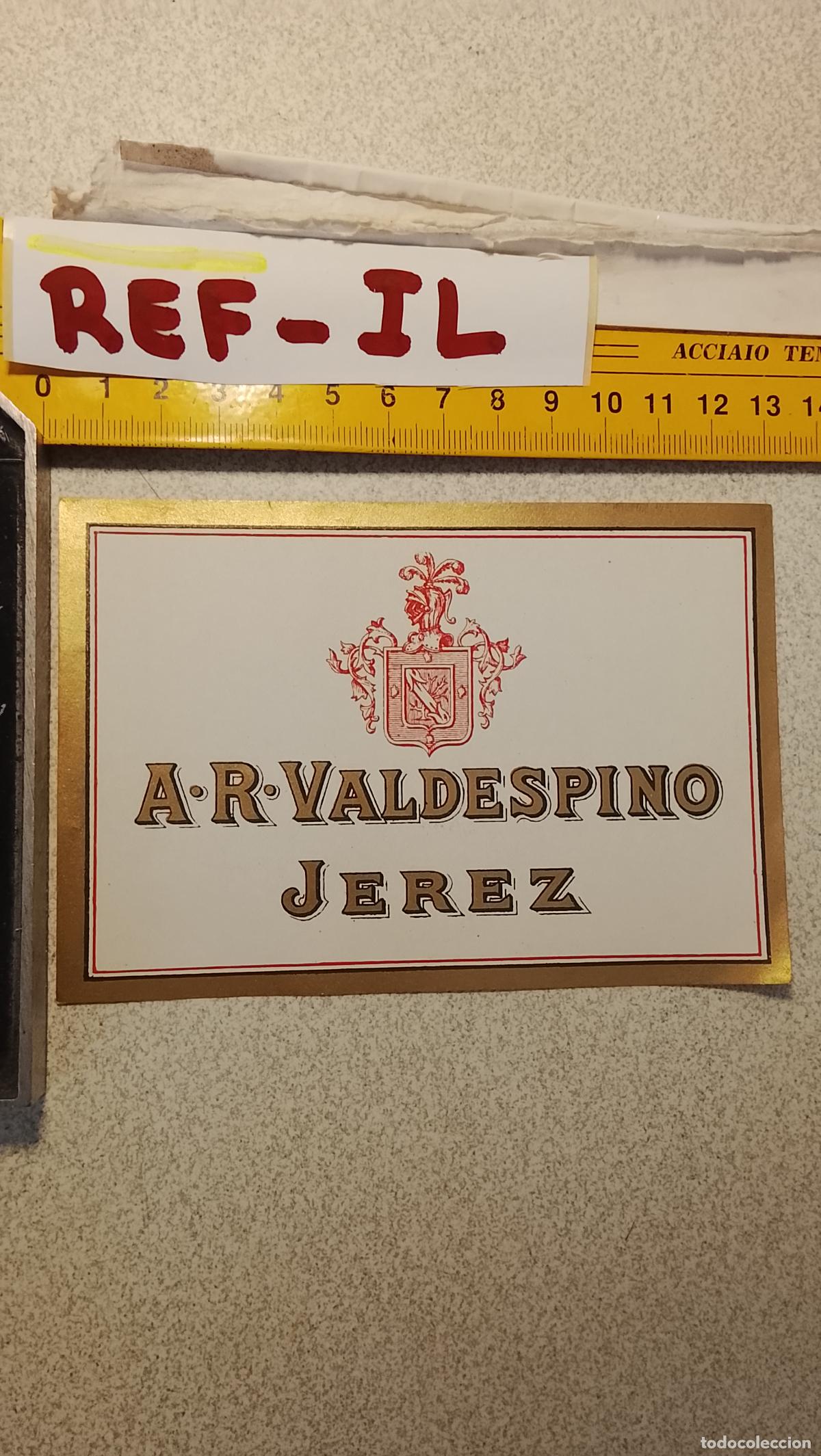 Etiquetas antiguas: HAGA SU OFERTA - ANTIGUA ETIQUETA DE VINO LICOR co&ntilde;ac manzanilla fino SANLUCAR JEREZ CADIZ EL PUERTO
