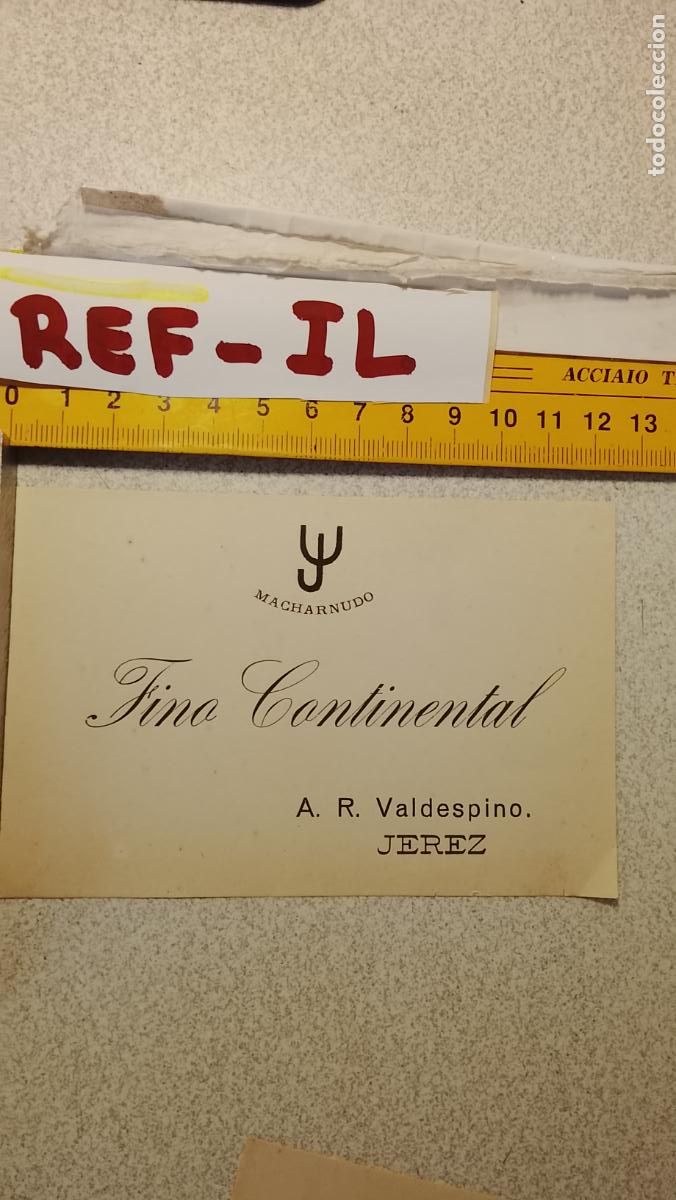 Etiquetas antiguas: HAGA SU OFERTA - ANTIGUA ETIQUETA DE VINO LICOR co&ntilde;ac manzanilla fino SANLUCAR JEREZ CADIZ EL PUERTO
