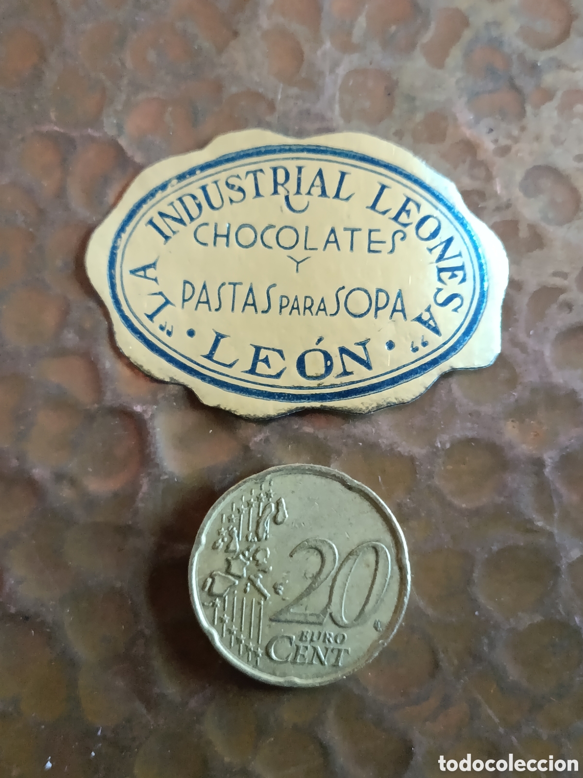 Etiquetas antiguas: INDUSTRIAL LEONES CHOCOLATES Y PASTAS PARA SOPA LE&Oacute;N [ ETIQUETAS A&Ntilde;OS 40-50 ]