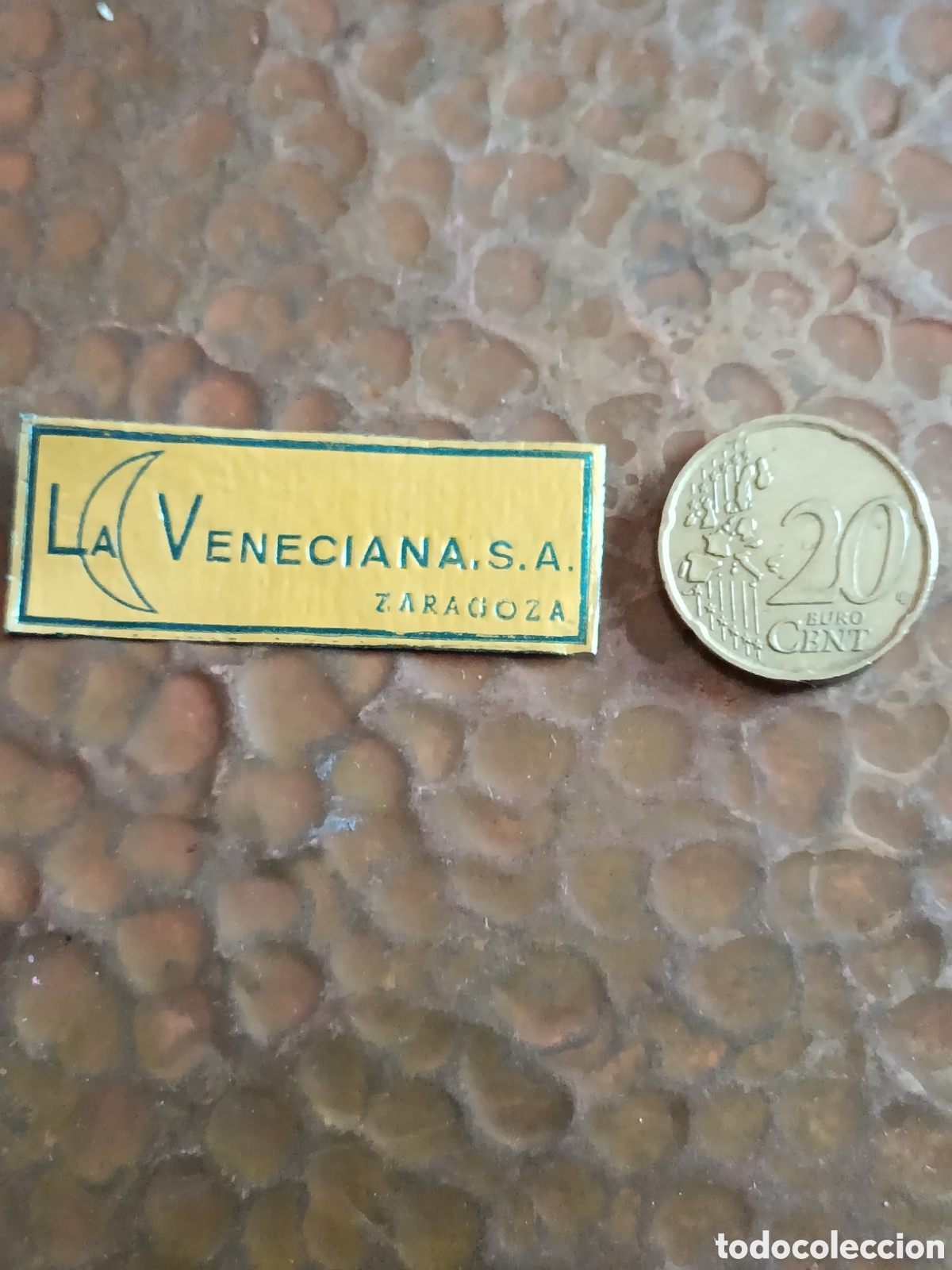 Etiquetas antiguas: LA VENECIANA S.A ZARAGOZA [ ETIQUETAS A&Ntilde;OS 40-50 ]