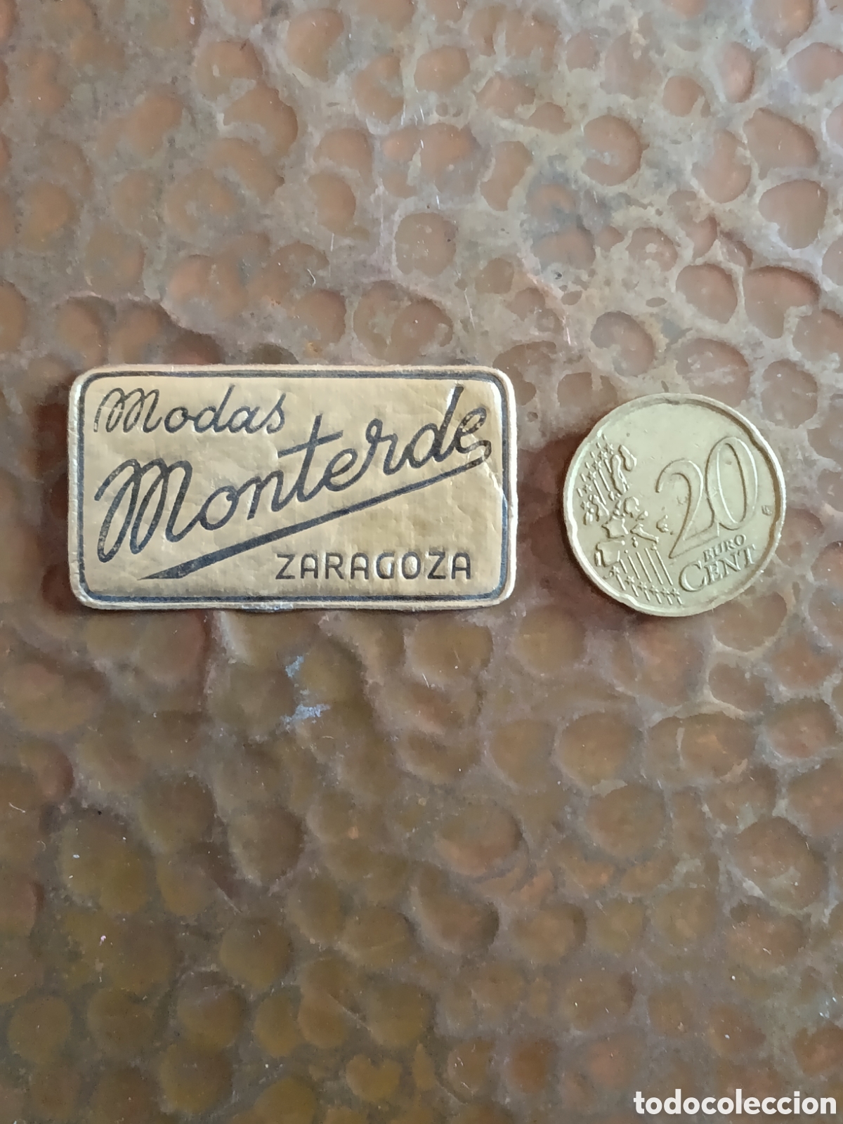 Etiquetas antiguas: MODAS MONTERDE ZARAGOZA [ ETIQUETAS A&Ntilde;OS 40-50 ]