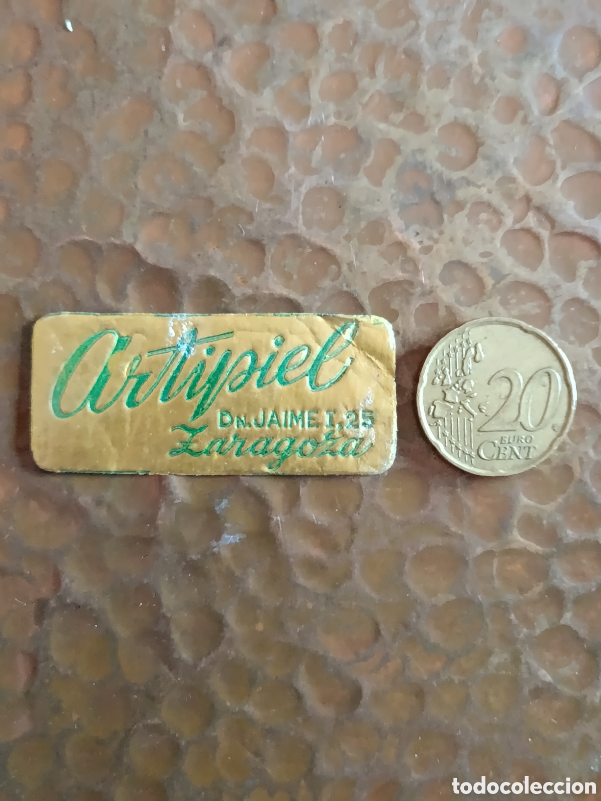Etiquetas antiguas: ORTIPIEL ZARAGOZA [ ETIQUETAS A&Ntilde;OS 40-50 ]