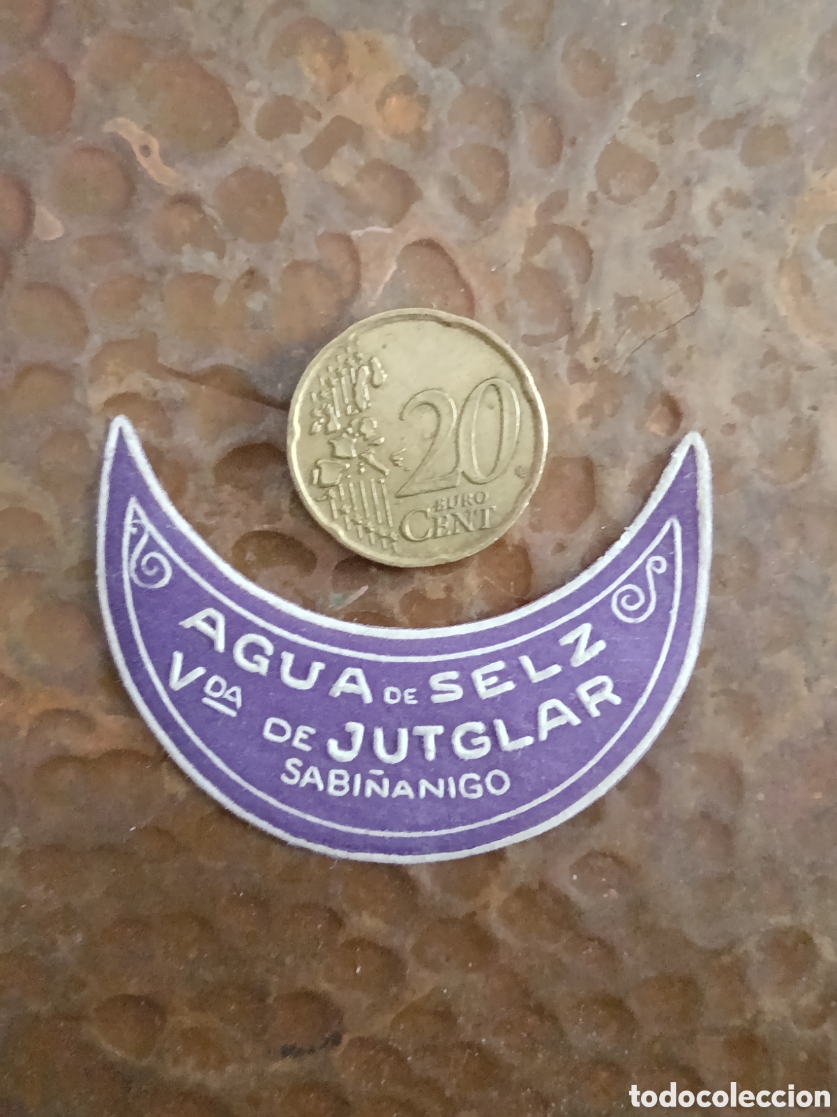 Etiquetas antiguas: AGUA DE SELZ SABI&Ntilde;ANIGO [ ETIQUETAS A&Ntilde;OS 40-50 ]