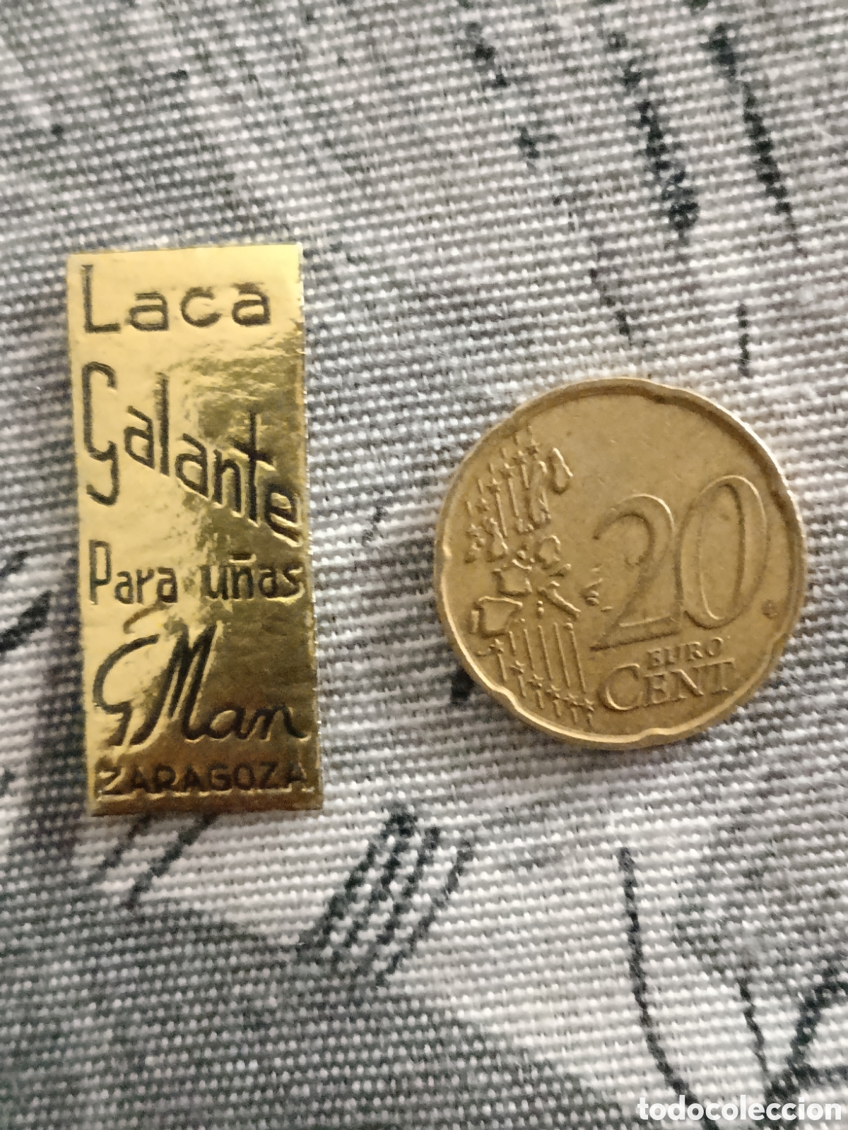 Etiquetas antiguas: LACA GALANTE PARA U&Ntilde;AS C MAN ZARAGOZA [ ETIQUETA A&Ntilde;OS 40-50 ]