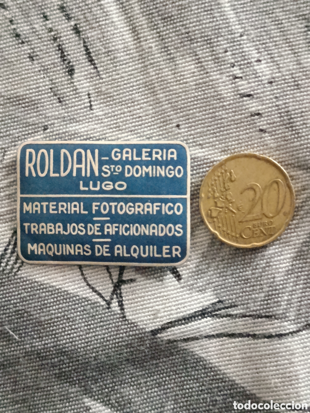 Etiquetas antiguas: ROLD&Aacute;N GALER&Iacute;A SANTO DOMINGO LUGO [ ETIQUETA A&Ntilde;OS 40-50 ]