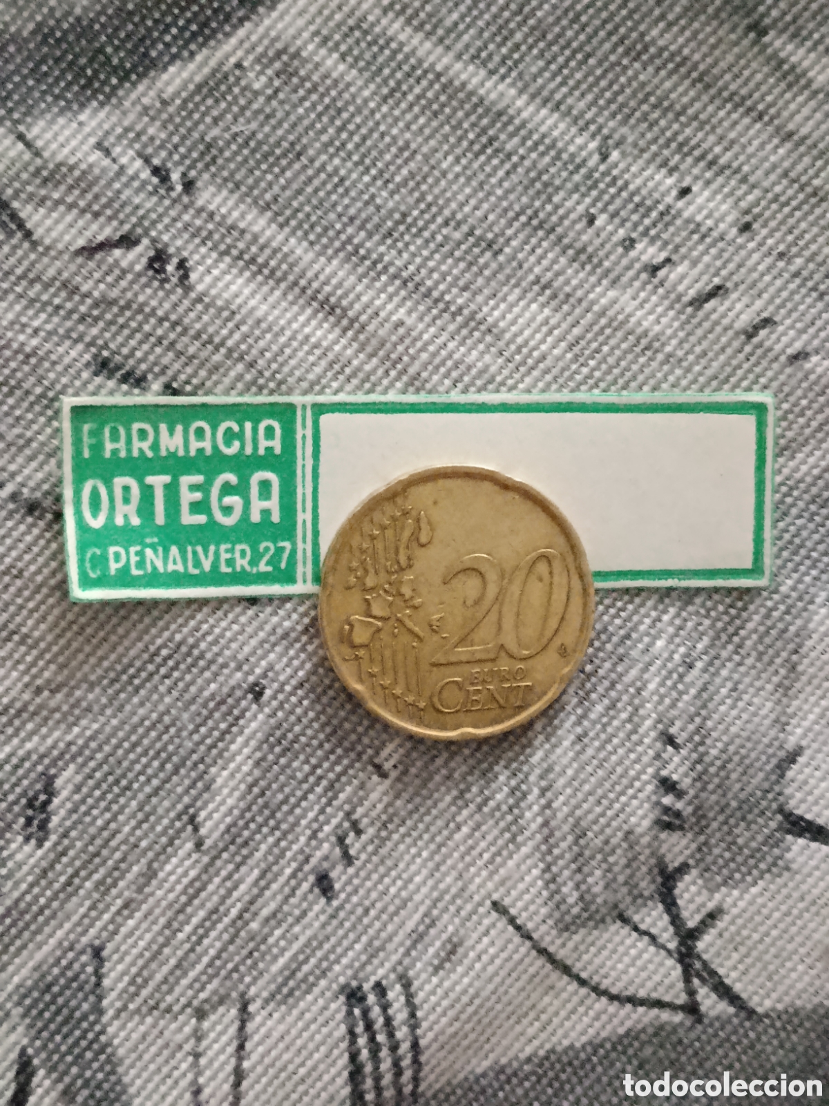 Etiquetas antiguas: FARMACIA ORTEGA [ ETIQUETA A&Ntilde;OS 40-50 ]