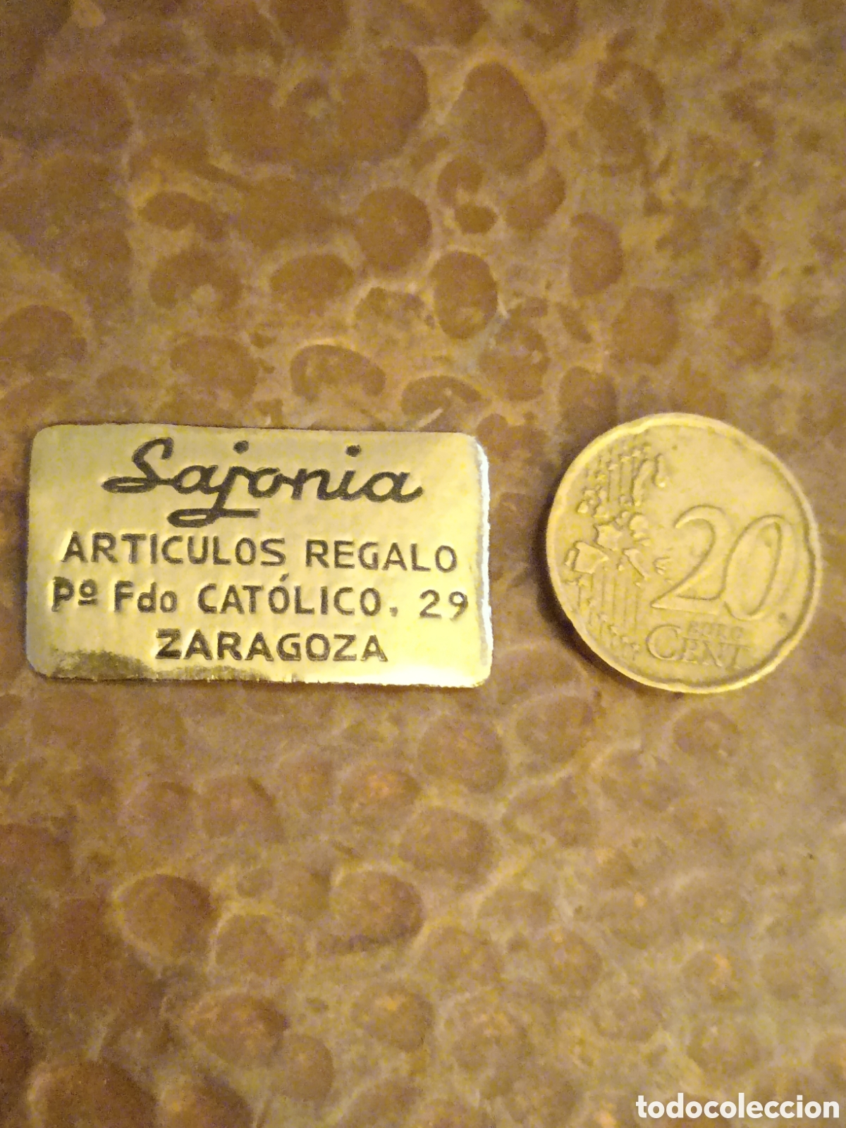 Etiquetas antiguas: SOJONIA ART&Iacute;CULOS DE REGALO ZARAGOZA [ ETIQUETA A&Ntilde;OS 40-50 ]