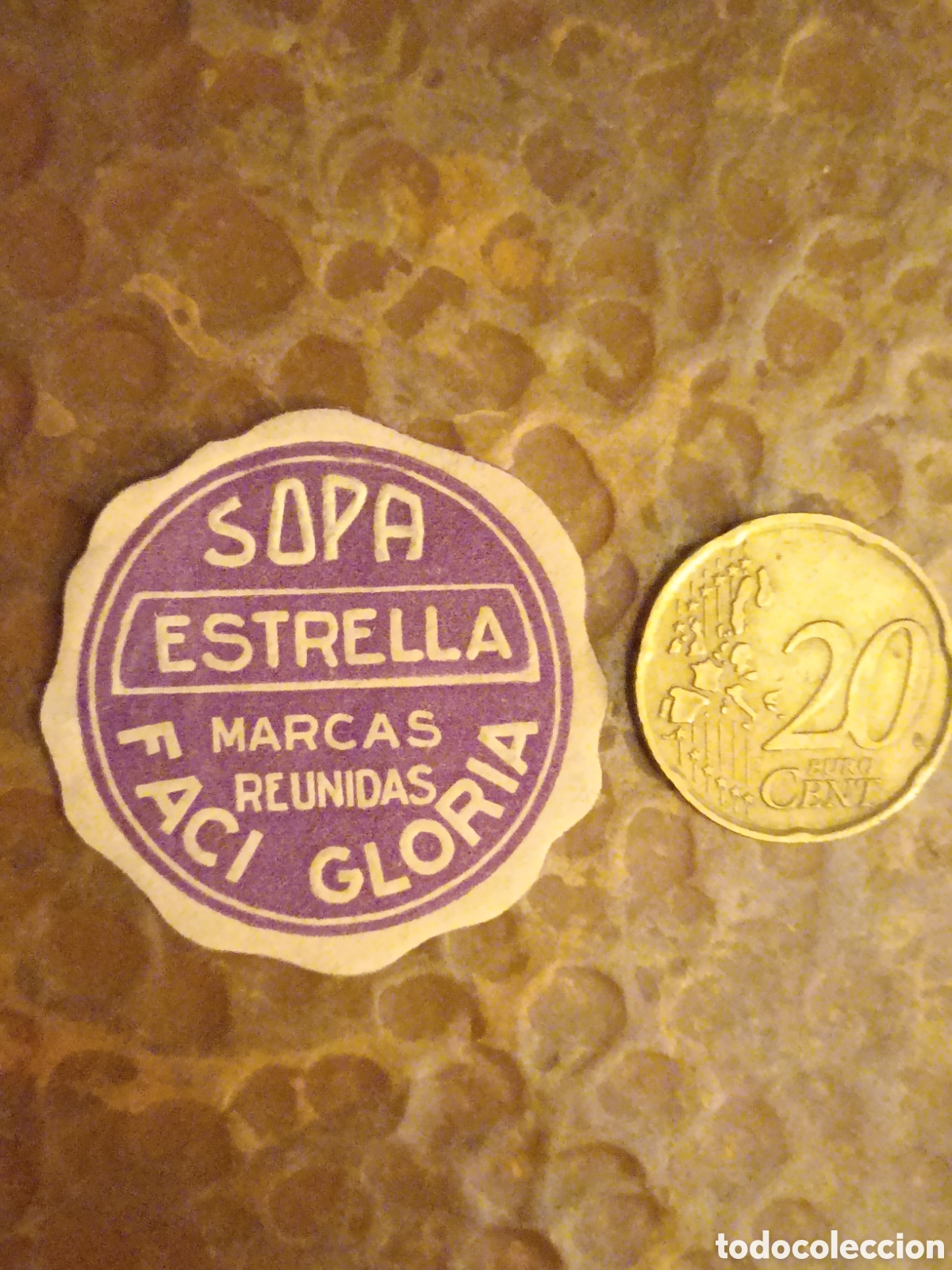 Etiquetas antiguas: SUPA ESTRELLA F&Aacute;CIL GLORIA [ ETIQUETA A&Ntilde;OS 40-50 ]