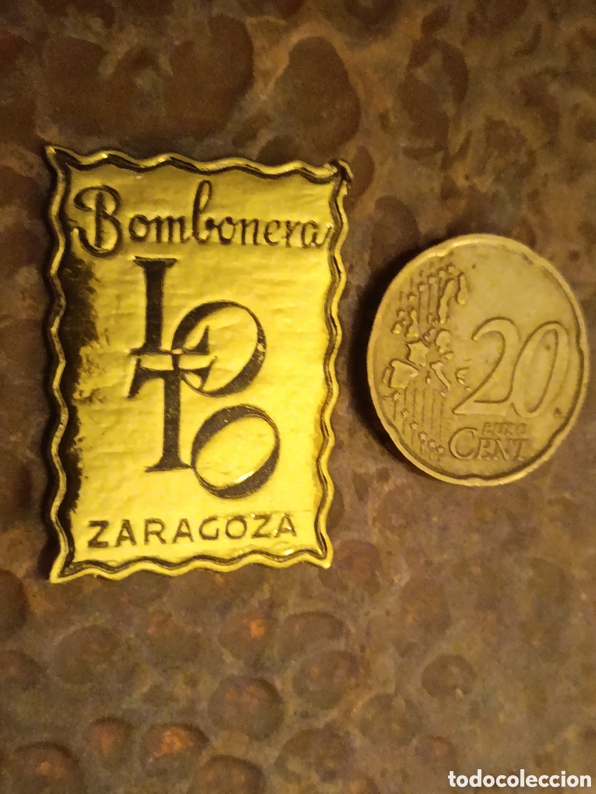 Etiquetas antiguas: BOMBONERA LOTO ZARAGOZA [ ETIQUETA A&Ntilde;OS 40-50 ]