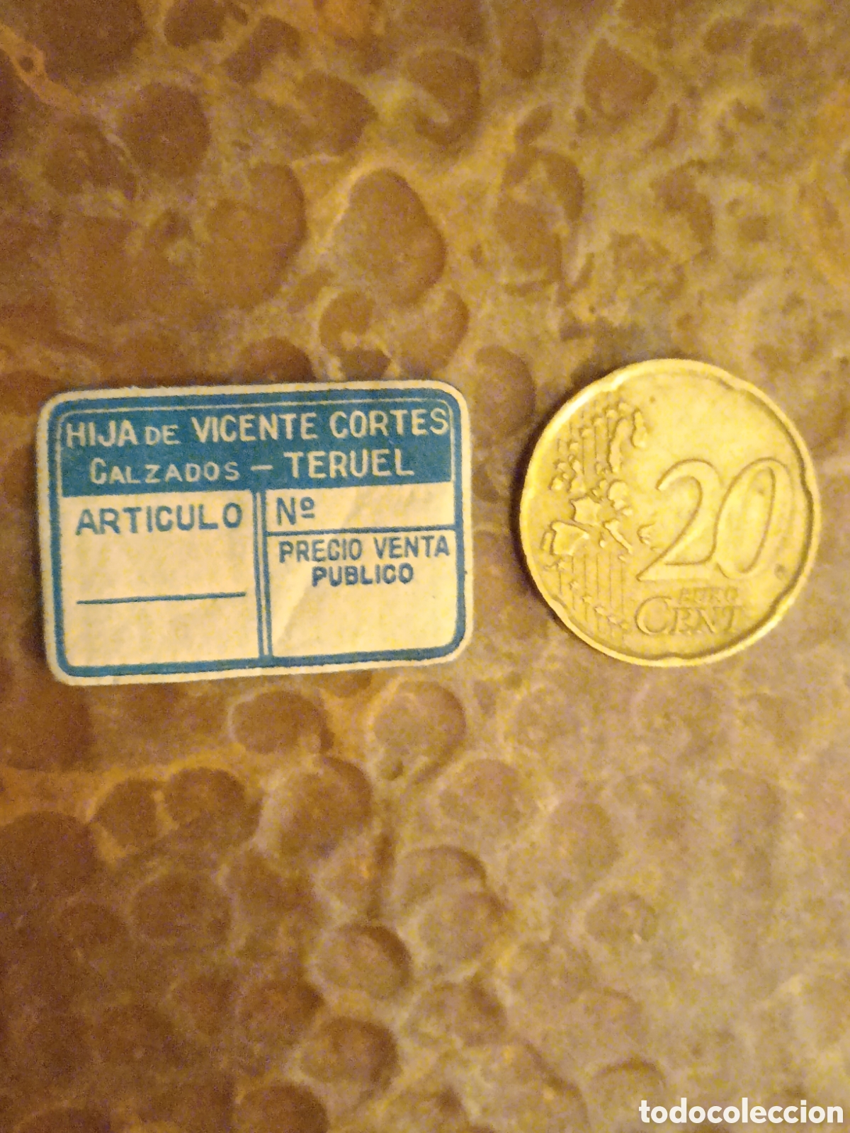 Etiquetas antiguas: HIJA DE VICENTE CORT&Eacute;S TERUEL [ ETIQUETA A&Ntilde;OS 40-50 ]