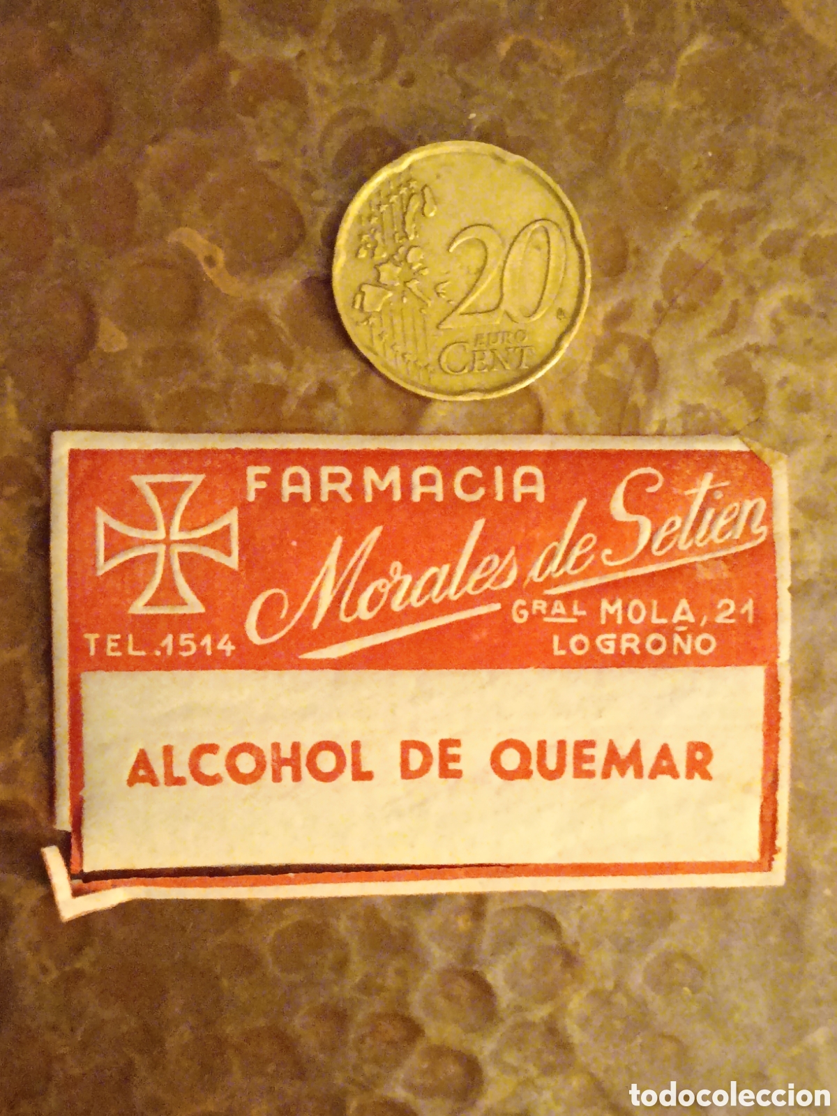 Etiquetas antiguas: FARMACIA MORALES DE SETI&Eacute;N LOGRO&Ntilde;O [ ETIQUETA A&Ntilde;OS 40-50 ]