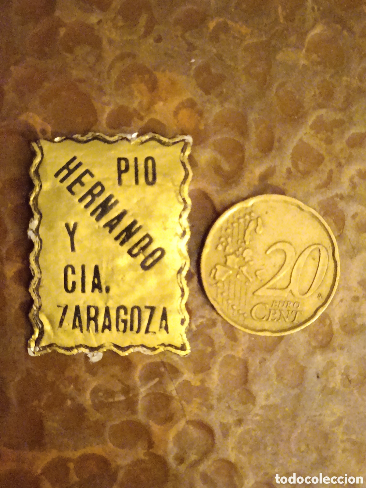 Etiquetas antiguas: T&Iacute;O HERMANO Y CIA ZARAGOZA [ ETIQUETA A&Ntilde;OS 40-50 ]