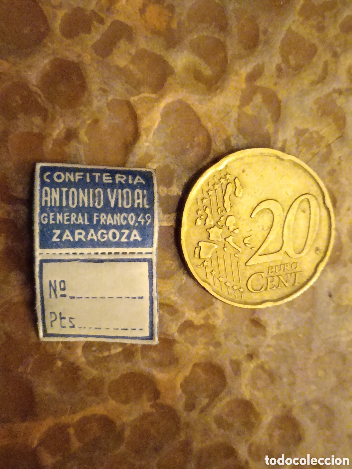 Etiquetas antiguas: CONFITER&Iacute;A ANTONIO VIDAL ZARAGOZA [ ETIQUETA A&Ntilde;OS 40-50 ]