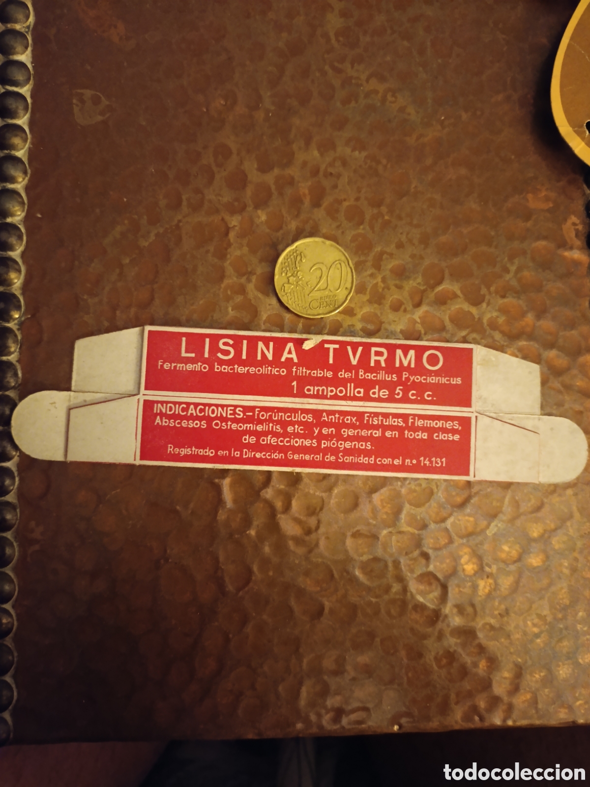 Etiquetas antiguas: LISIANA TVRMO [ ETIQUETA A&Ntilde;OS 40-50 ]