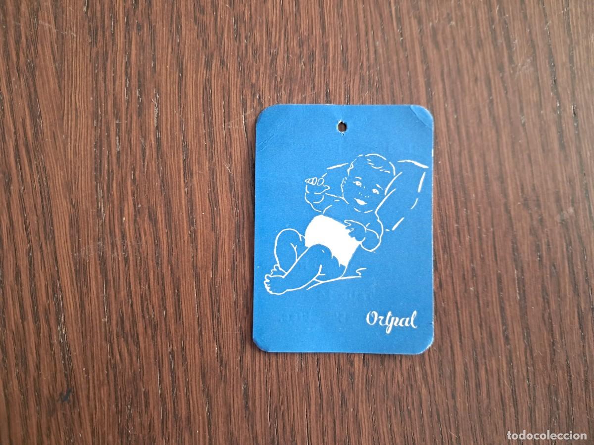 Etiquetas antiguas: etiqueta de ropa, ortpal, fajero para ni&ntilde;o.