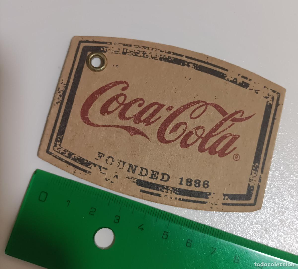 Etiquetas antiguas: etiqueta ropa licencia cocacola coca cola