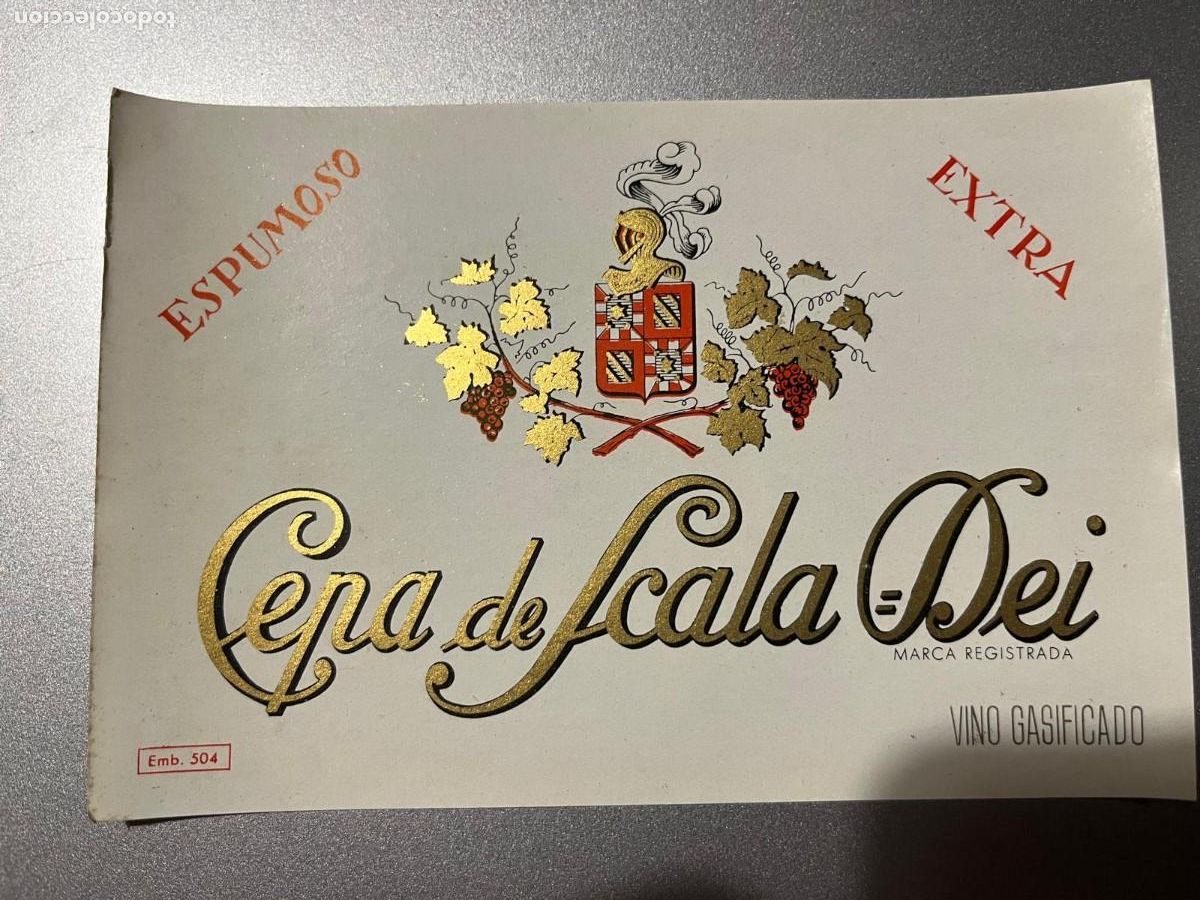 Etiquetas antiguas: espumoso Cepa de Scala Dei Tarragona